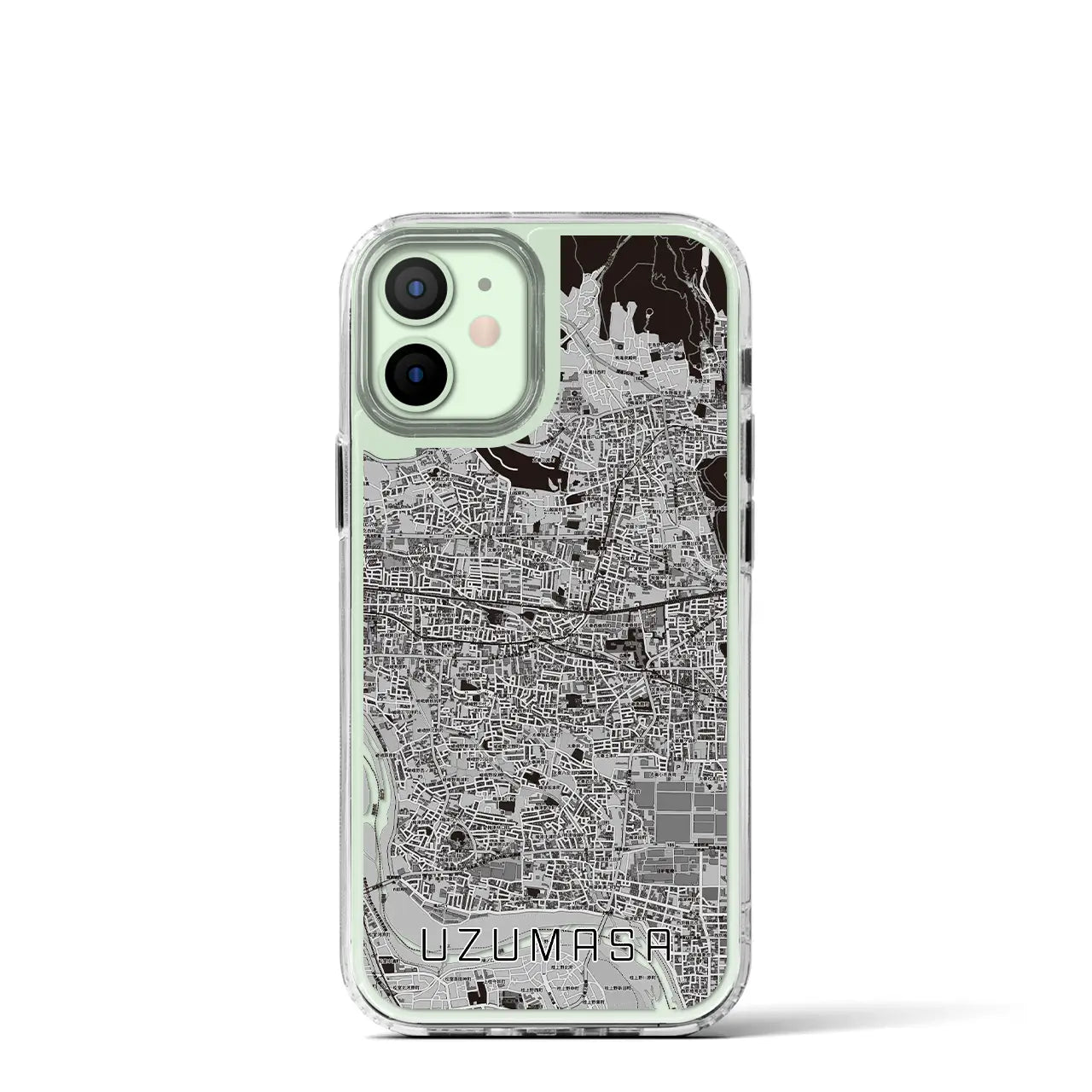 【太秦(京都府)】地図柄iPhoneケース(MagSafeタイプ)