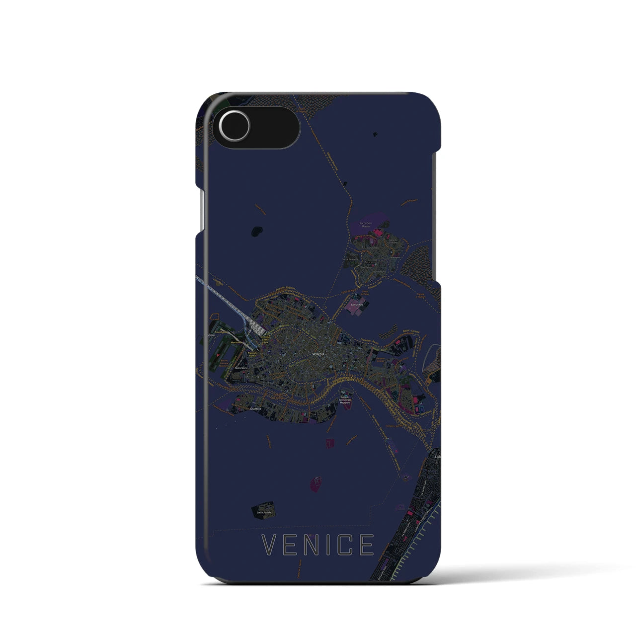 【ヴェネツィア2(イタリア)】地図柄iPhoneケース(バックカバータイプ)