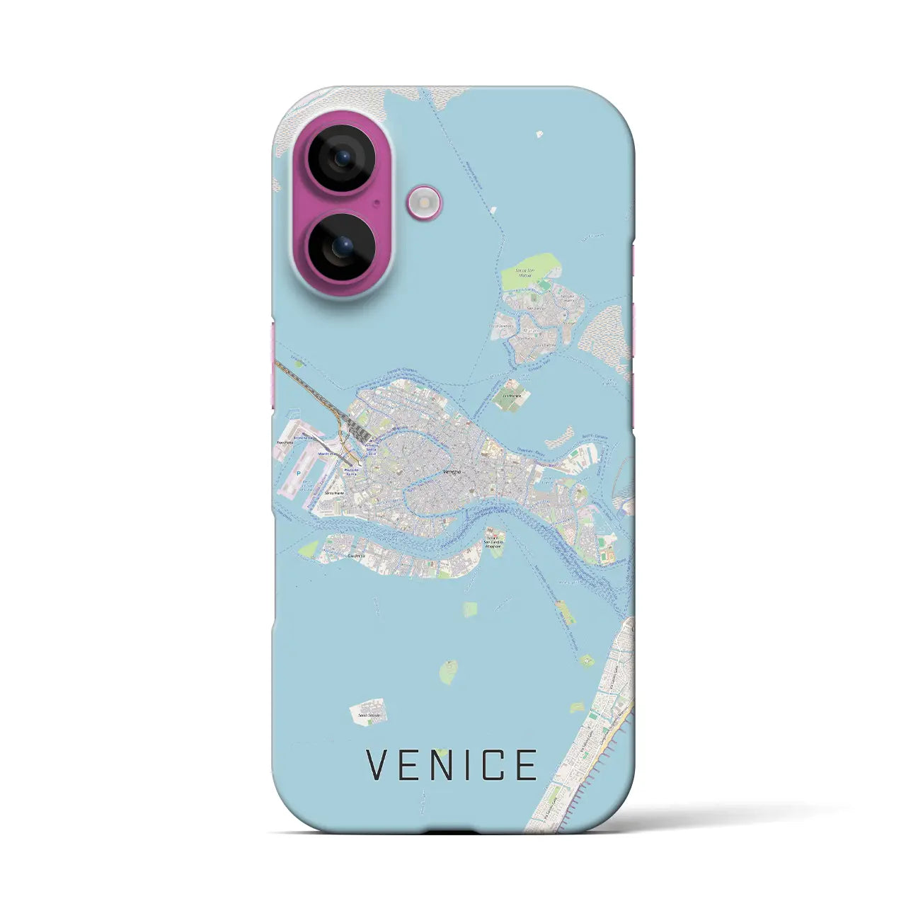 【ヴェネツィア2(イタリア)】地図柄iPhoneケース(バックカバータイプ)