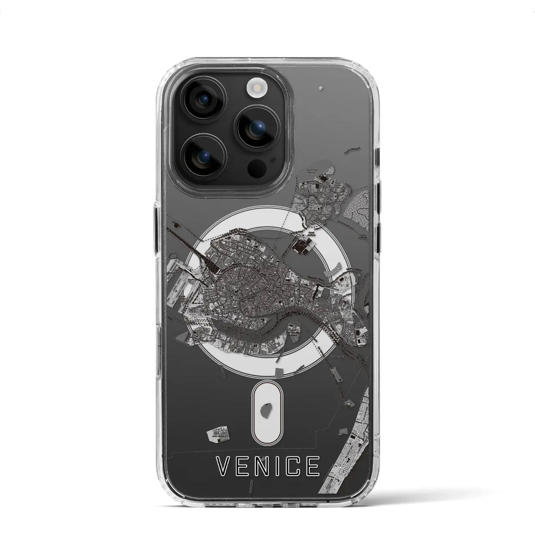 【ヴェネツィア2(イタリア)】地図柄iPhoneケース(MagSafeタイプ)