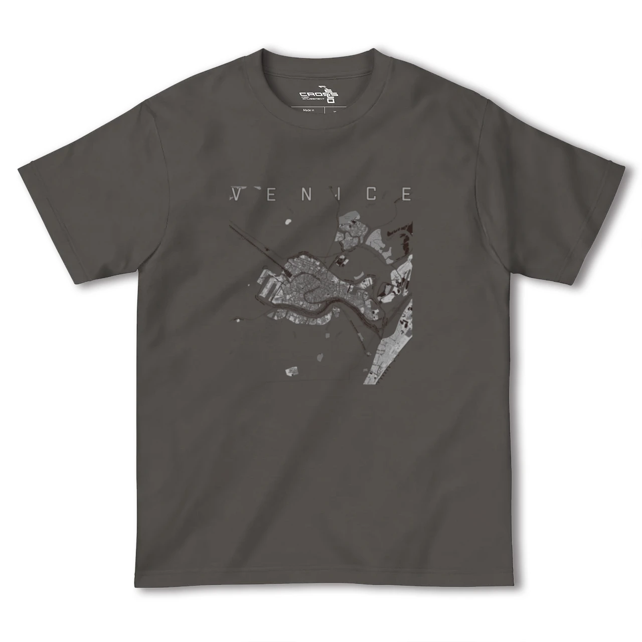 【ヴェネツィア2(イタリア)】地図柄ヘビーウェイトTシャツ