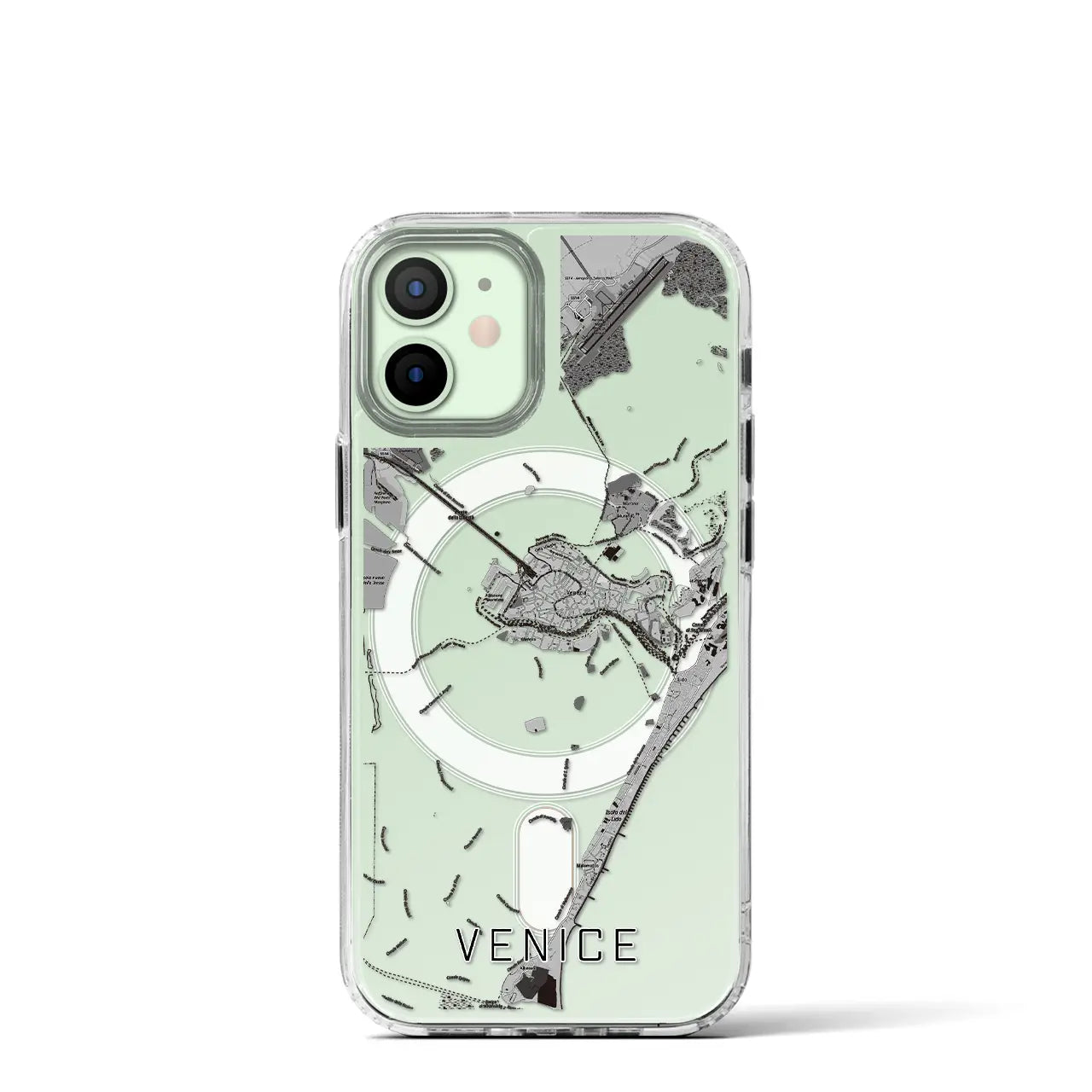 【ヴェネツィア(イタリア)】地図柄iPhoneケース(MagSafeタイプ)