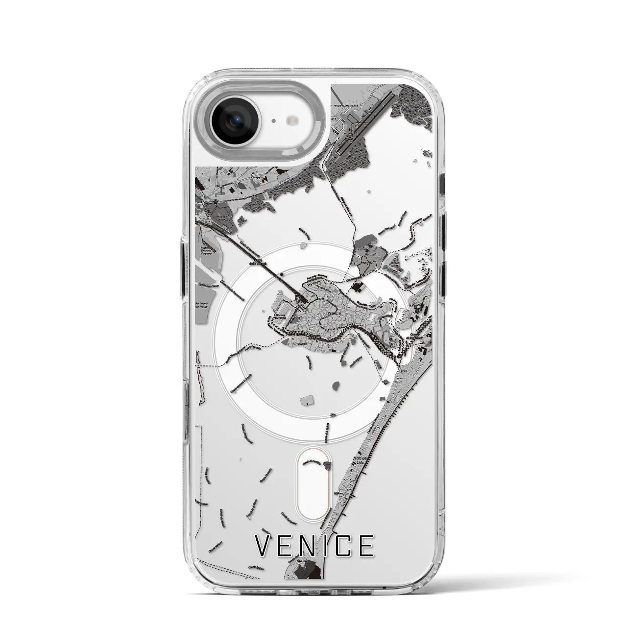 【ヴェネツィア(イタリア)】地図柄iPhoneケース(MagSafeタイプ)