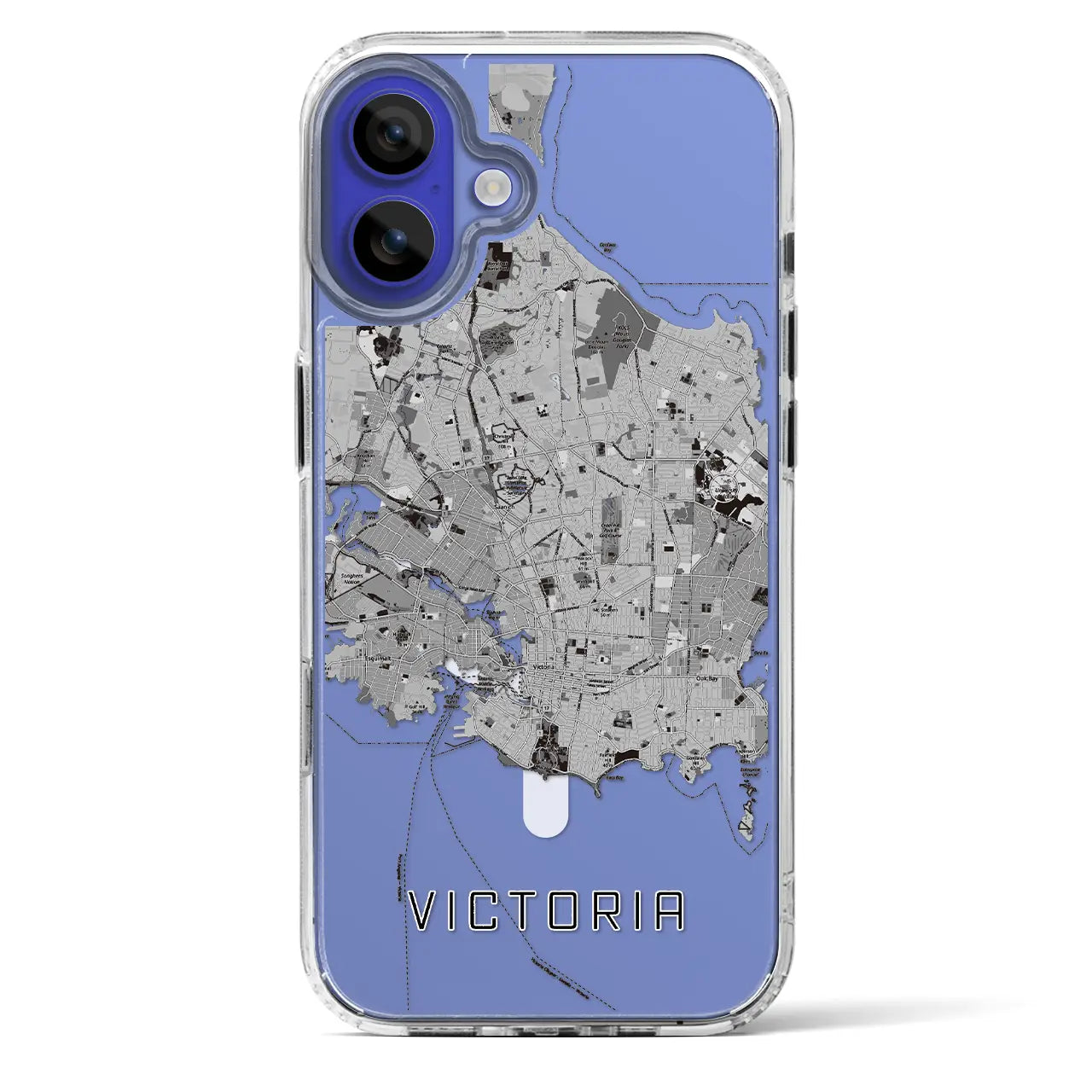 【ビクトリア(カナダ)】地図柄iPhoneケース(MagSafeタイプ)