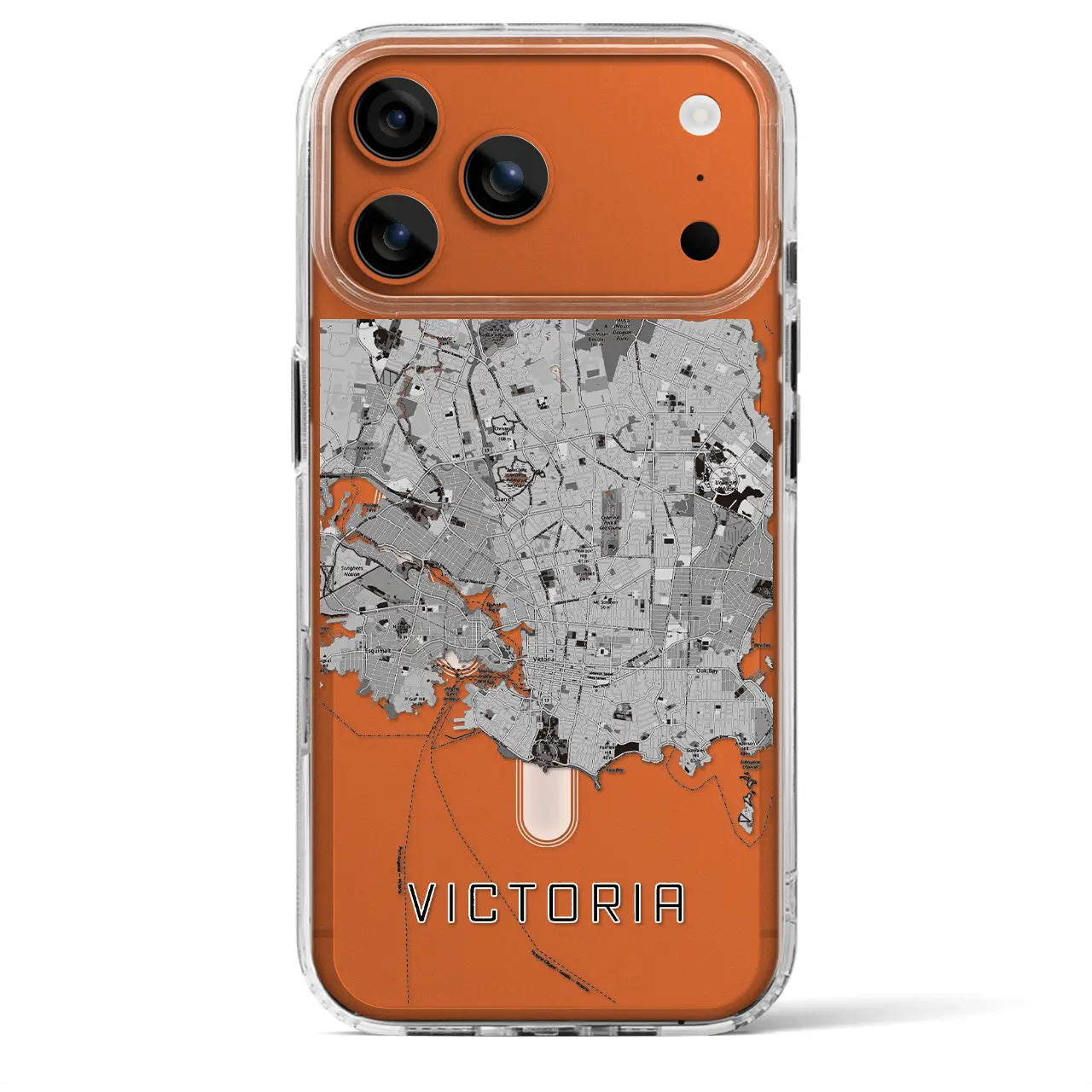 【ビクトリア(カナダ)】地図柄iPhoneケース(MagSafeタイプ)