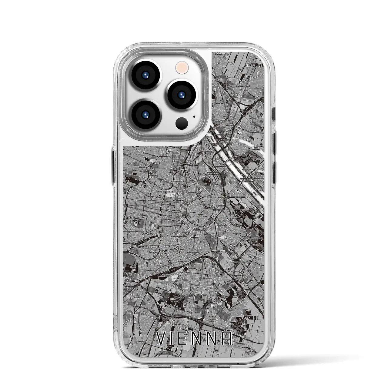 【ウィーン(オーストリア)】地図柄iPhoneケース(MagSafeタイプ)