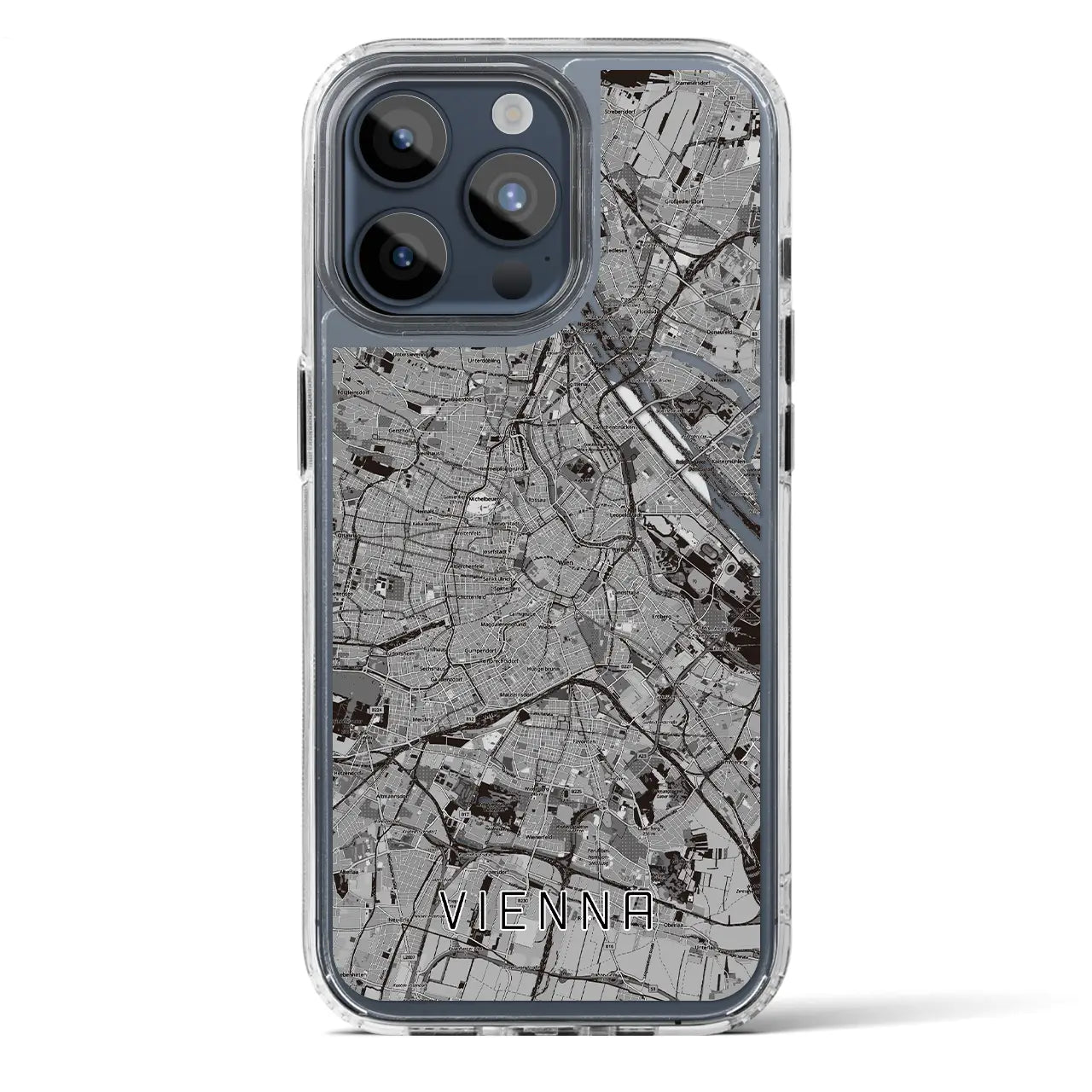 【ウィーン(オーストリア)】地図柄iPhoneケース(MagSafeタイプ)