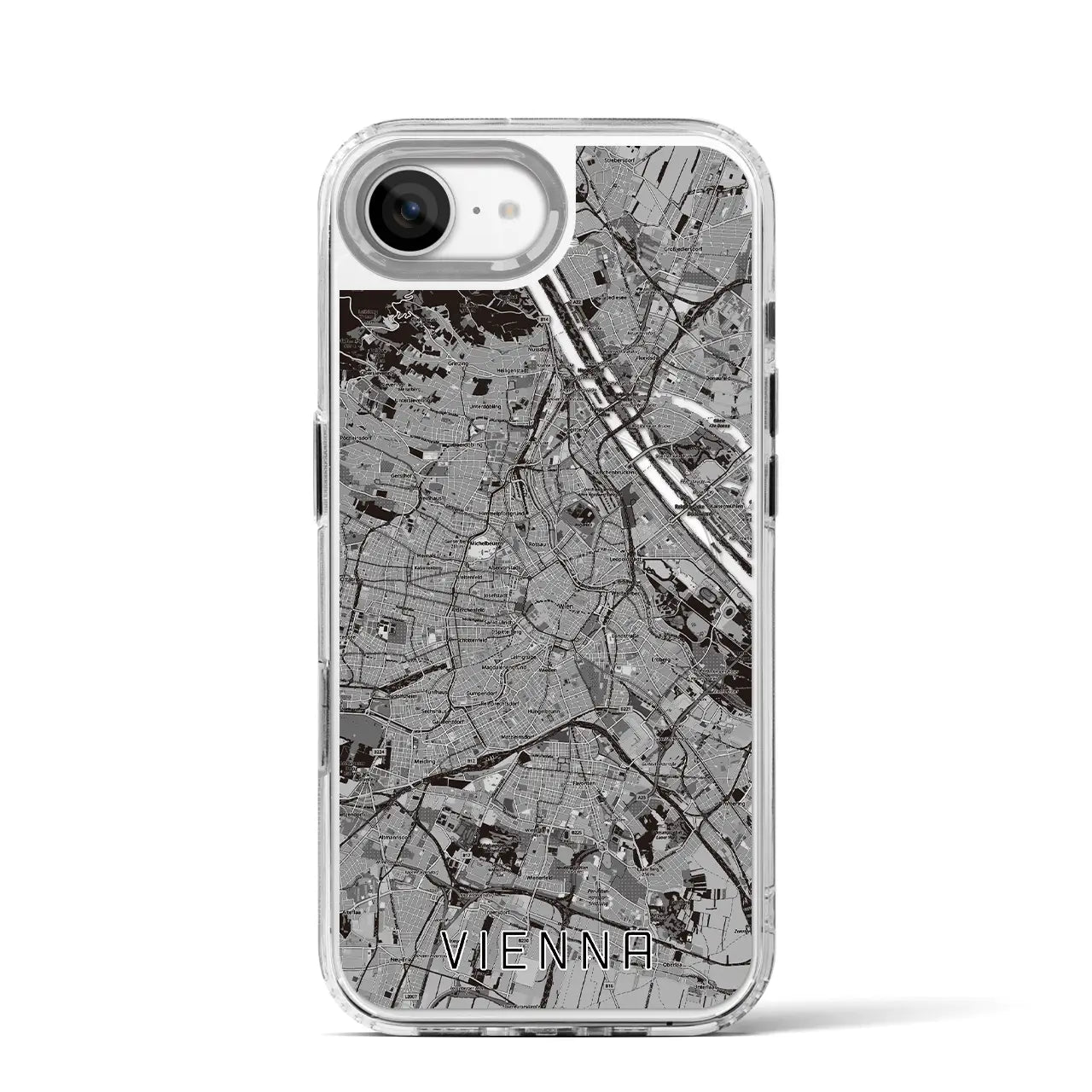 【ウィーン(オーストリア)】地図柄iPhoneケース(MagSafeタイプ)