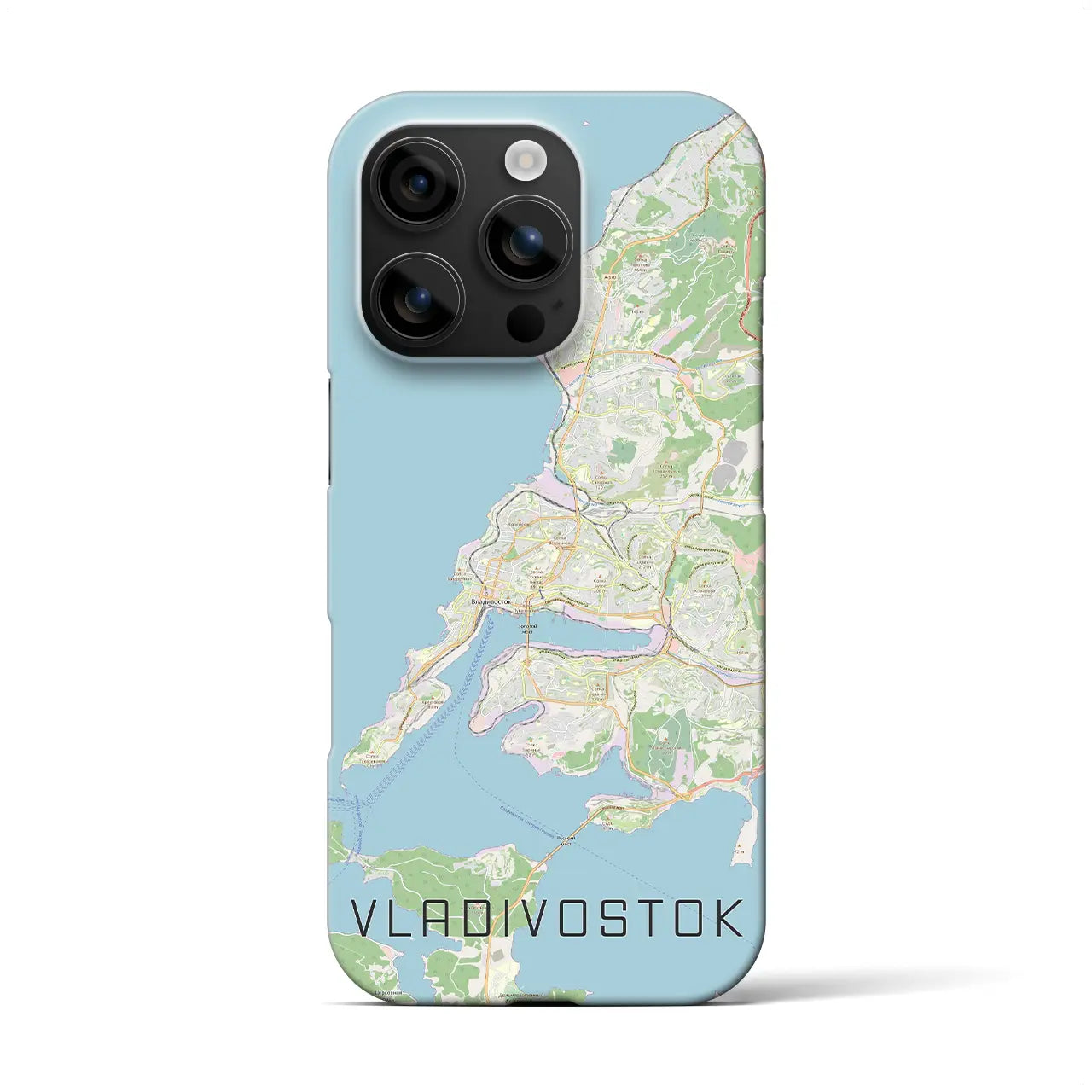 【ウラジオストク(ロシア)】地図柄iPhoneケース(バックカバータイプ)