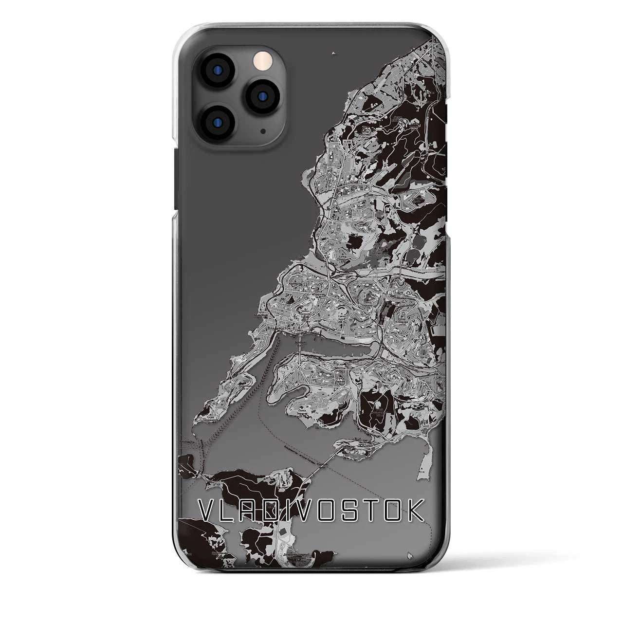 【ウラジオストク(ロシア)】地図柄iPhoneケース(クリアタイプ)