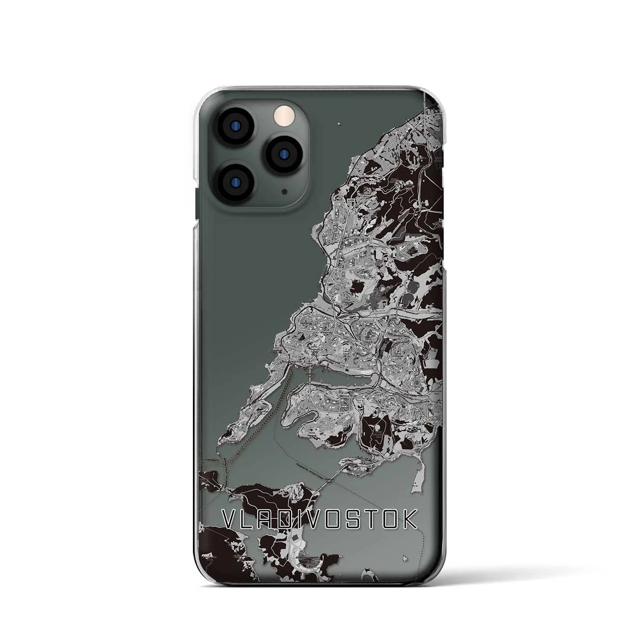 【ウラジオストク(ロシア)】地図柄iPhoneケース(クリアタイプ)
