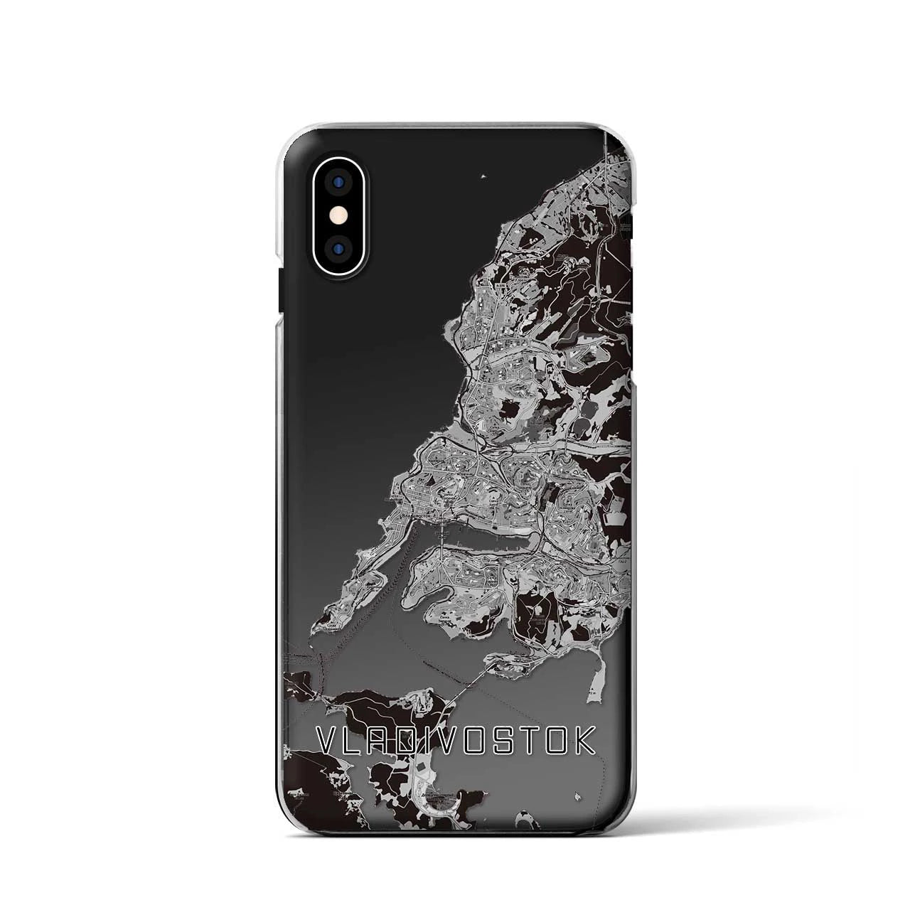 【ウラジオストク(ロシア)】地図柄iPhoneケース(クリアタイプ)