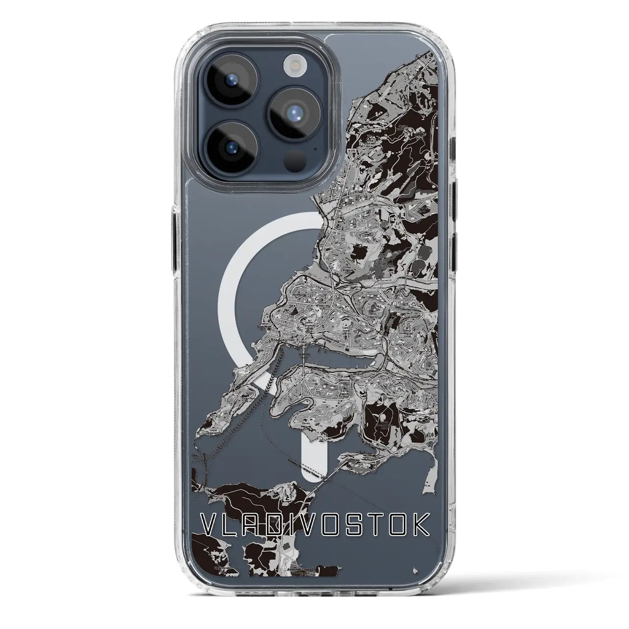 【ウラジオストク(ロシア)】地図柄iPhoneケース(MagSafeタイプ)
