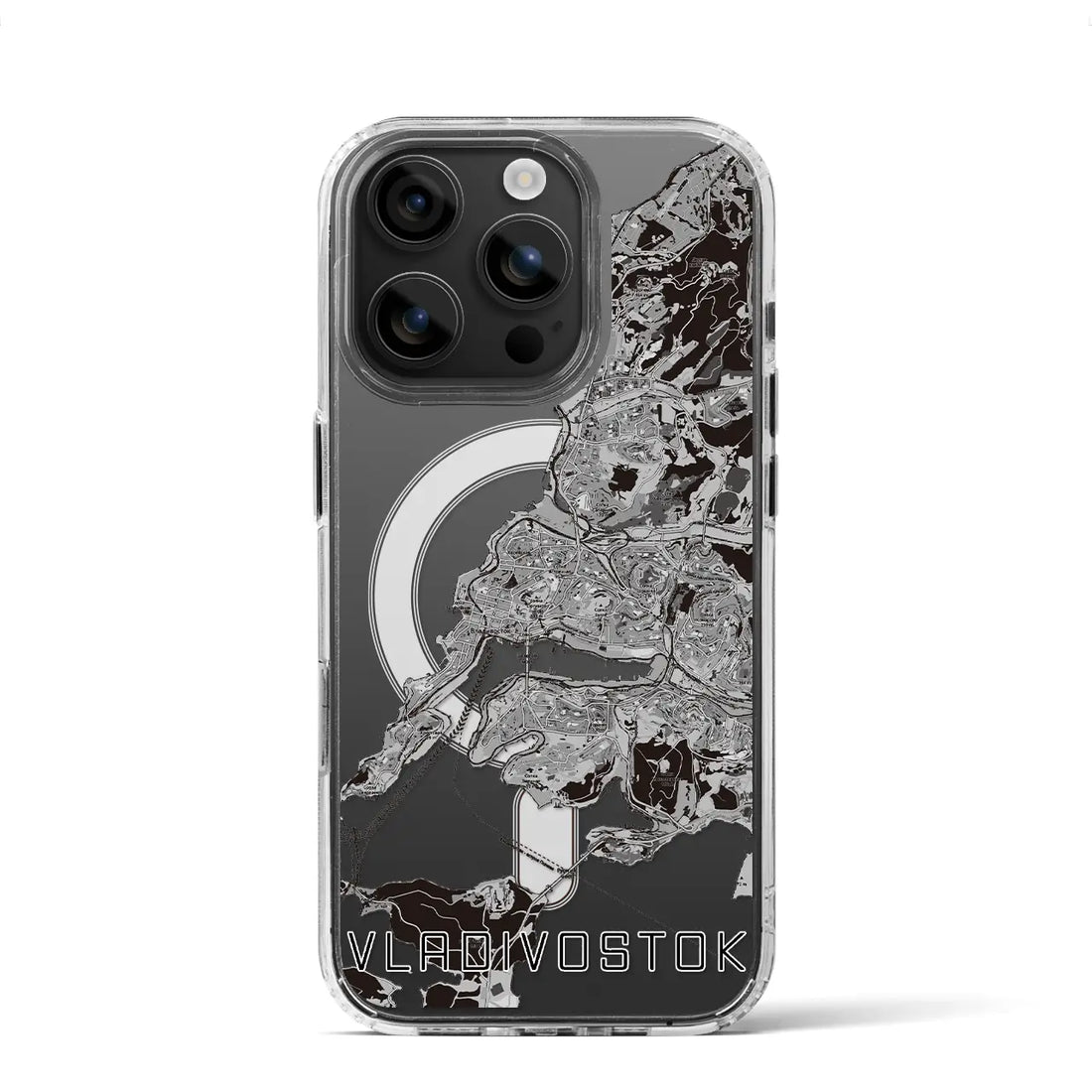 【ウラジオストク(ロシア)】地図柄iPhoneケース(MagSafeタイプ)