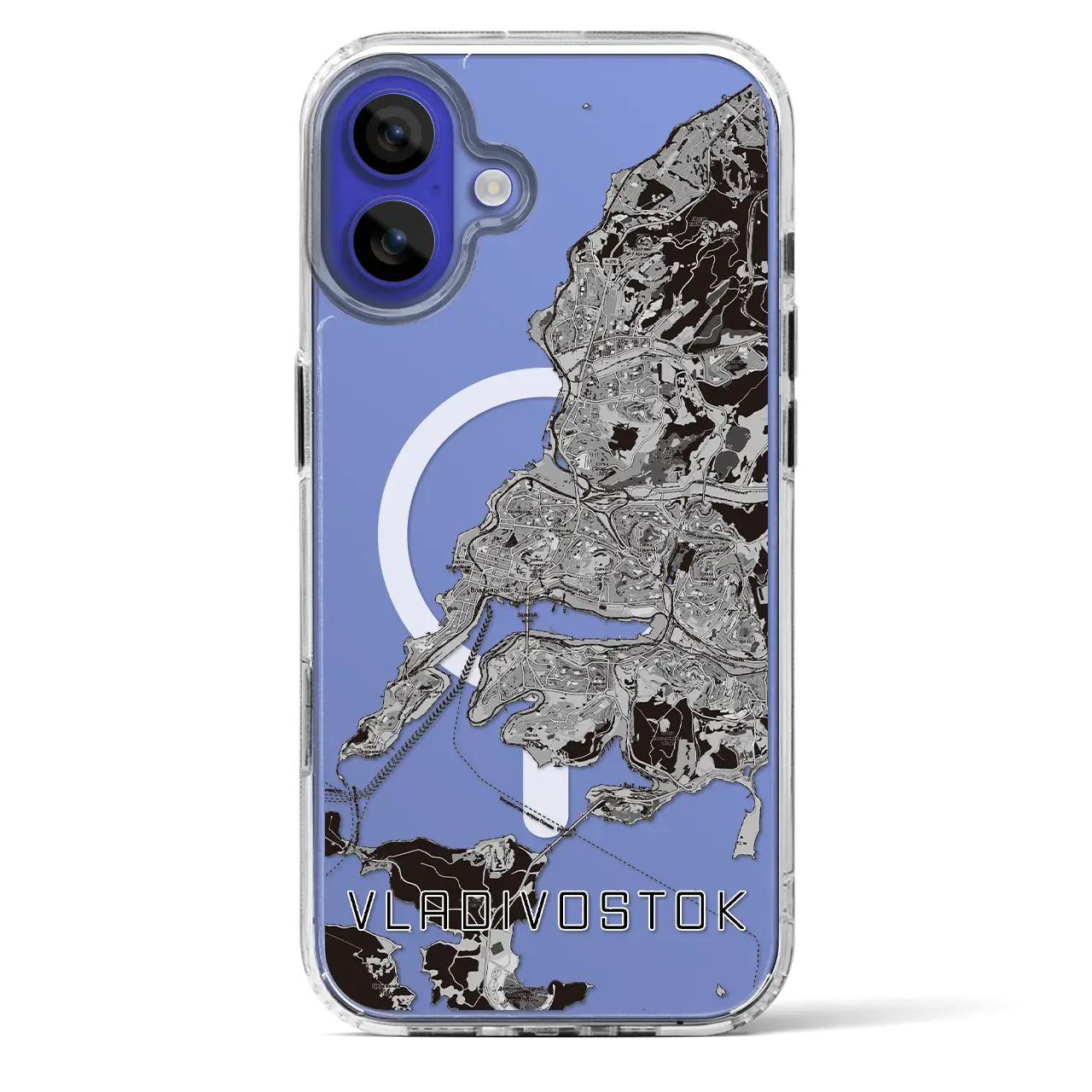 【ウラジオストク(ロシア)】地図柄iPhoneケース(MagSafeタイプ)