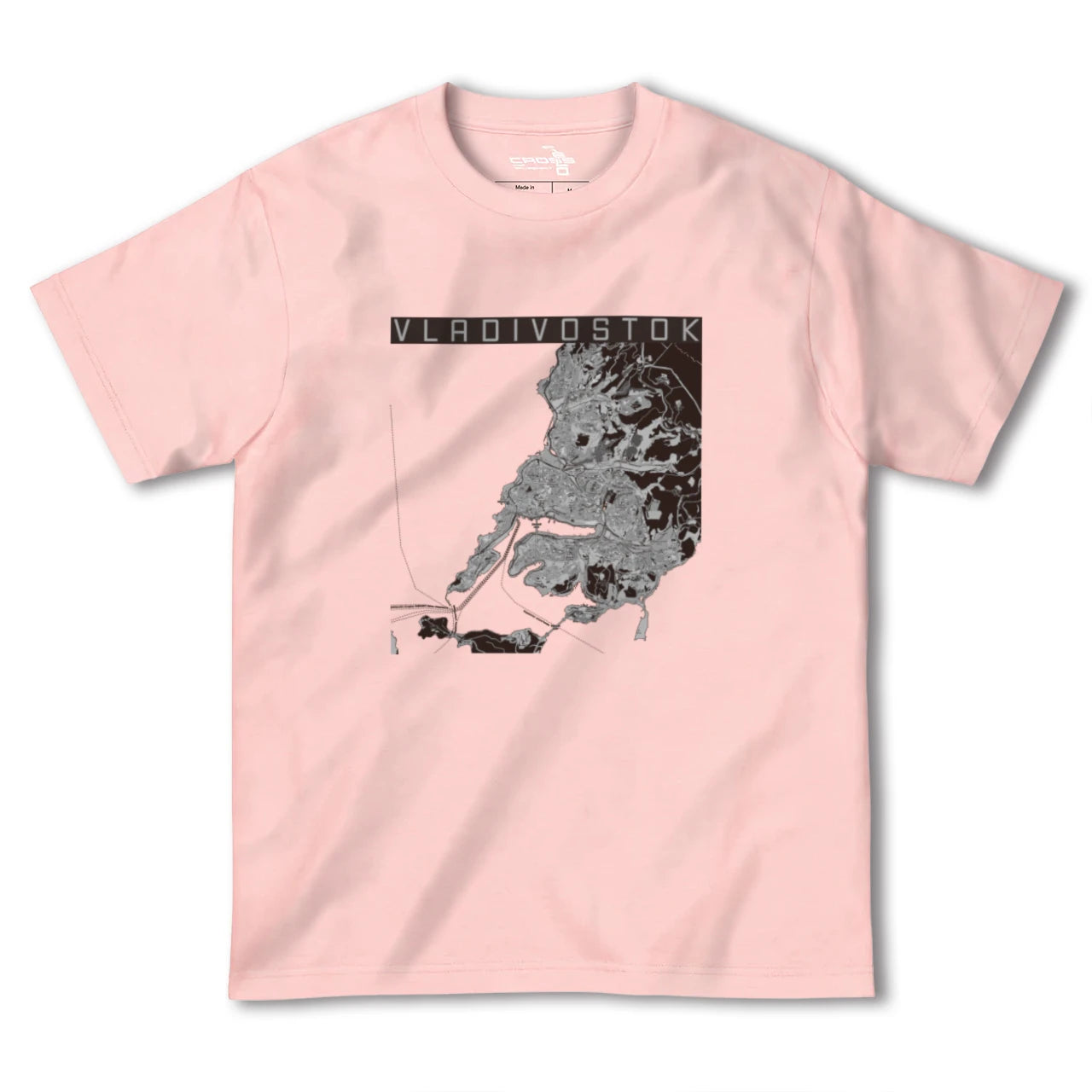 【ウラジオストク(ロシア)】地図柄ヘビーウェイトTシャツ