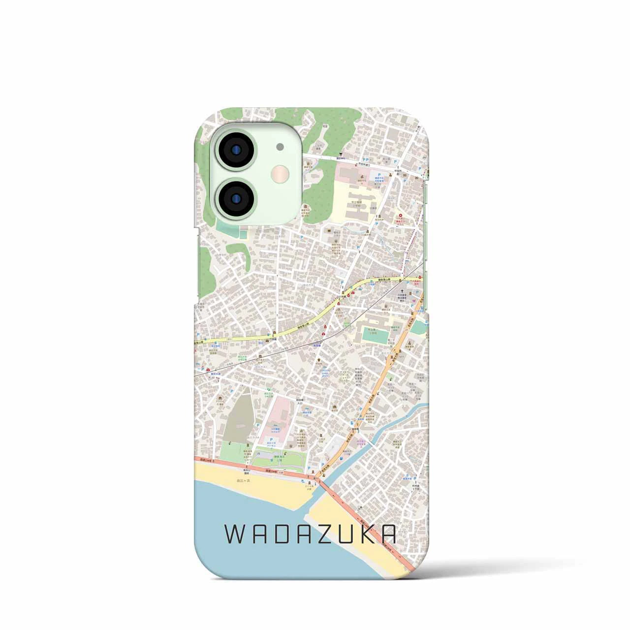 【和田塚(神奈川県)】地図柄iPhoneケース(バックカバータイプ)