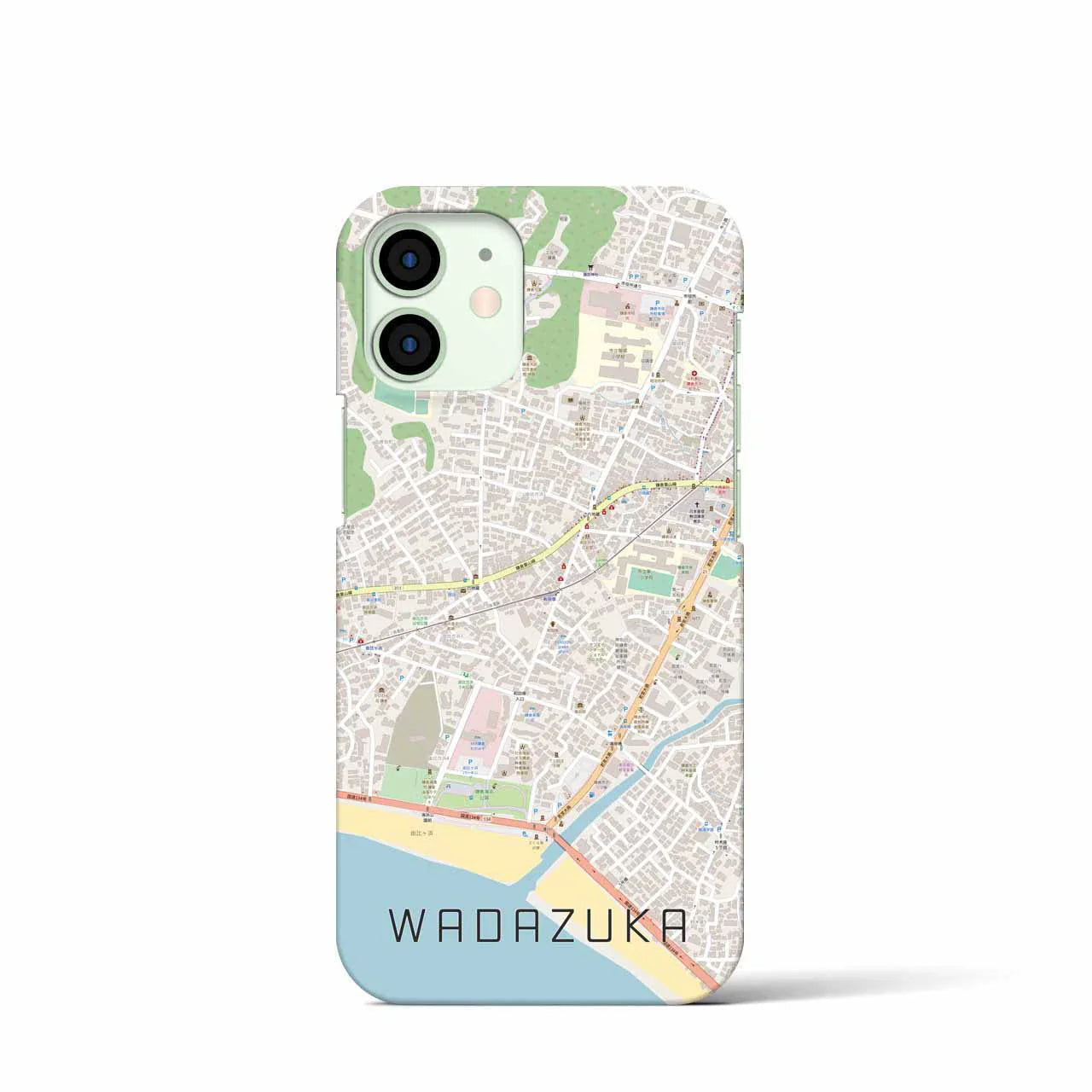 【和田塚(神奈川県)】地図柄iPhoneケース(バックカバータイプ)