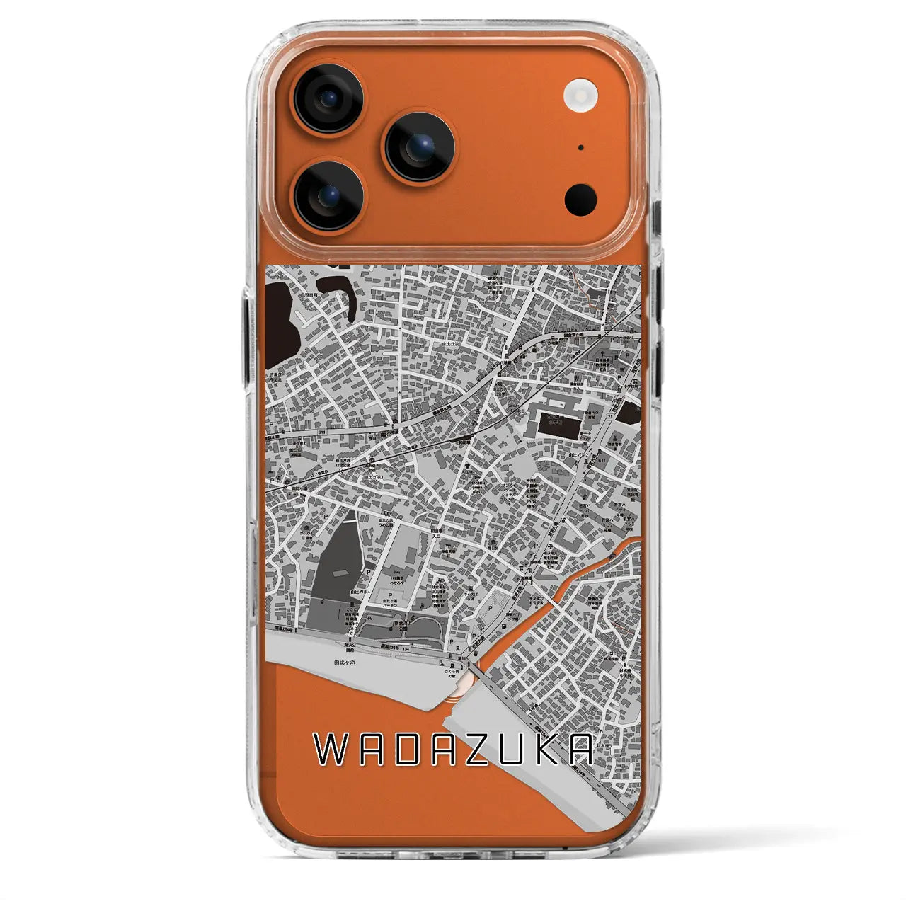 【和田塚(神奈川県)】地図柄iPhoneケース(MagSafeタイプ)