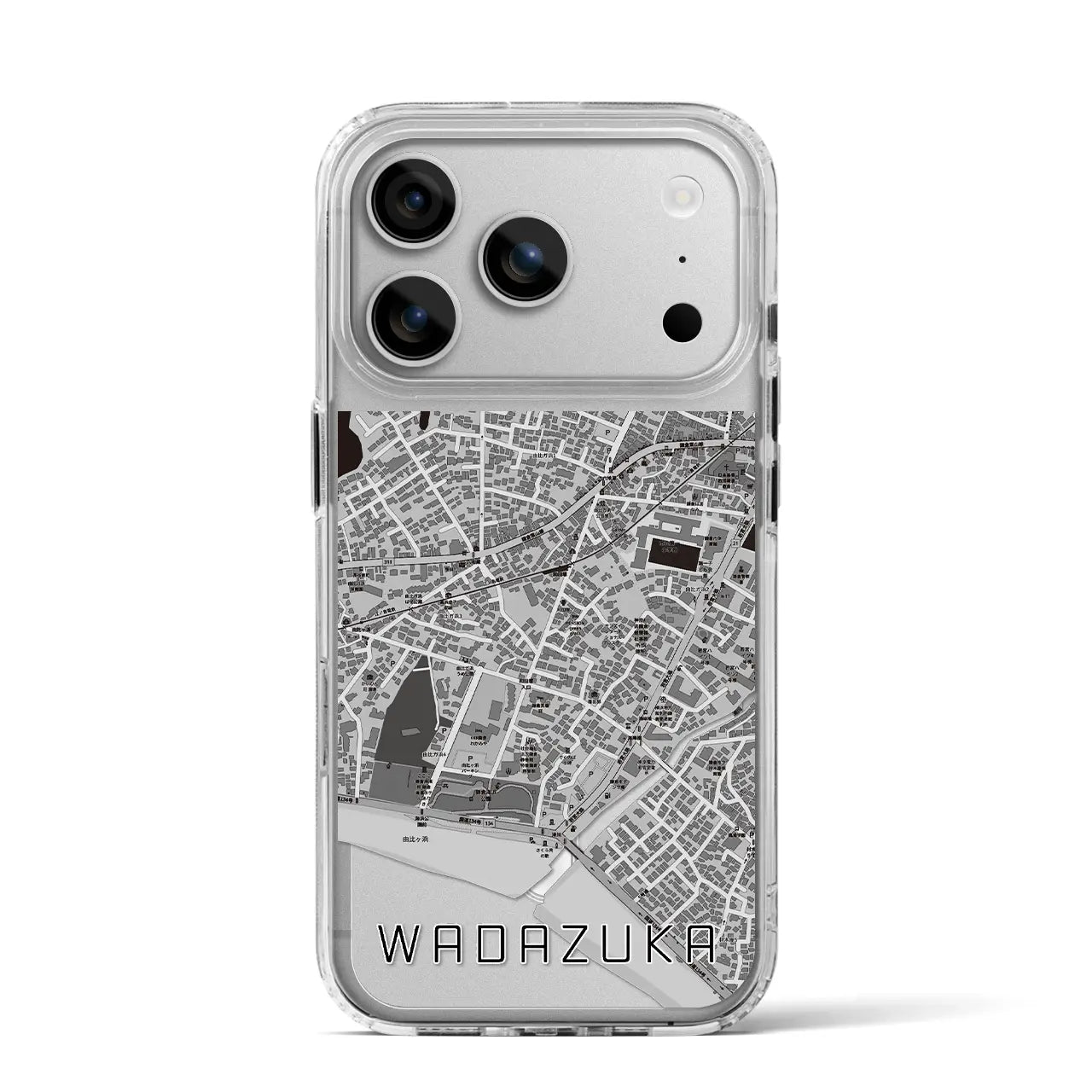 【和田塚(神奈川県)】地図柄iPhoneケース(MagSafeタイプ)