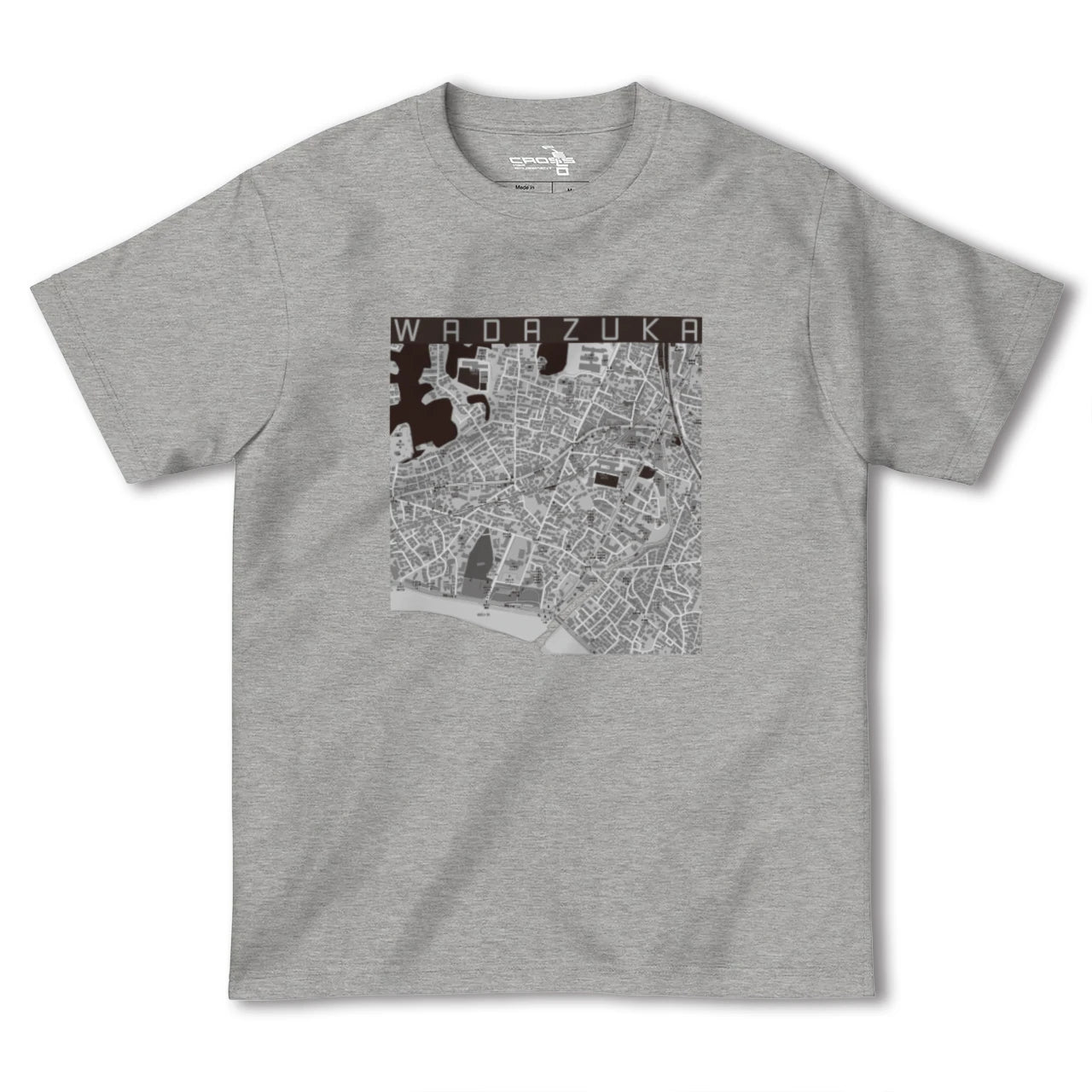 【和田塚(神奈川県)】地図柄ヘビーウェイトTシャツ