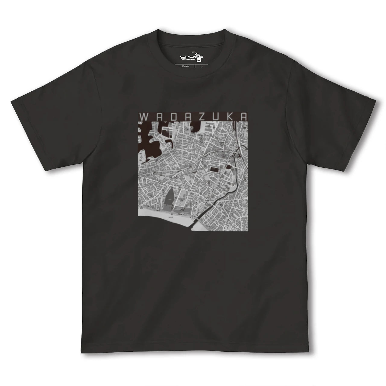 【和田塚(神奈川県)】地図柄ヘビーウェイトTシャツ
