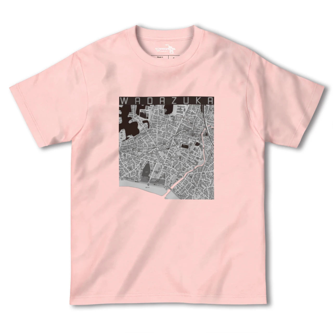 【和田塚(神奈川県)】地図柄ヘビーウェイトTシャツ