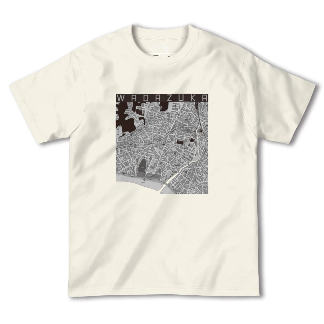 【和田塚(神奈川県)】地図柄ヘビーウェイトTシャツ