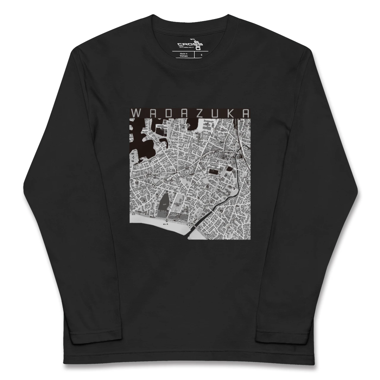 【和田塚(神奈川県)】地図柄ロングスリーブTシャツ