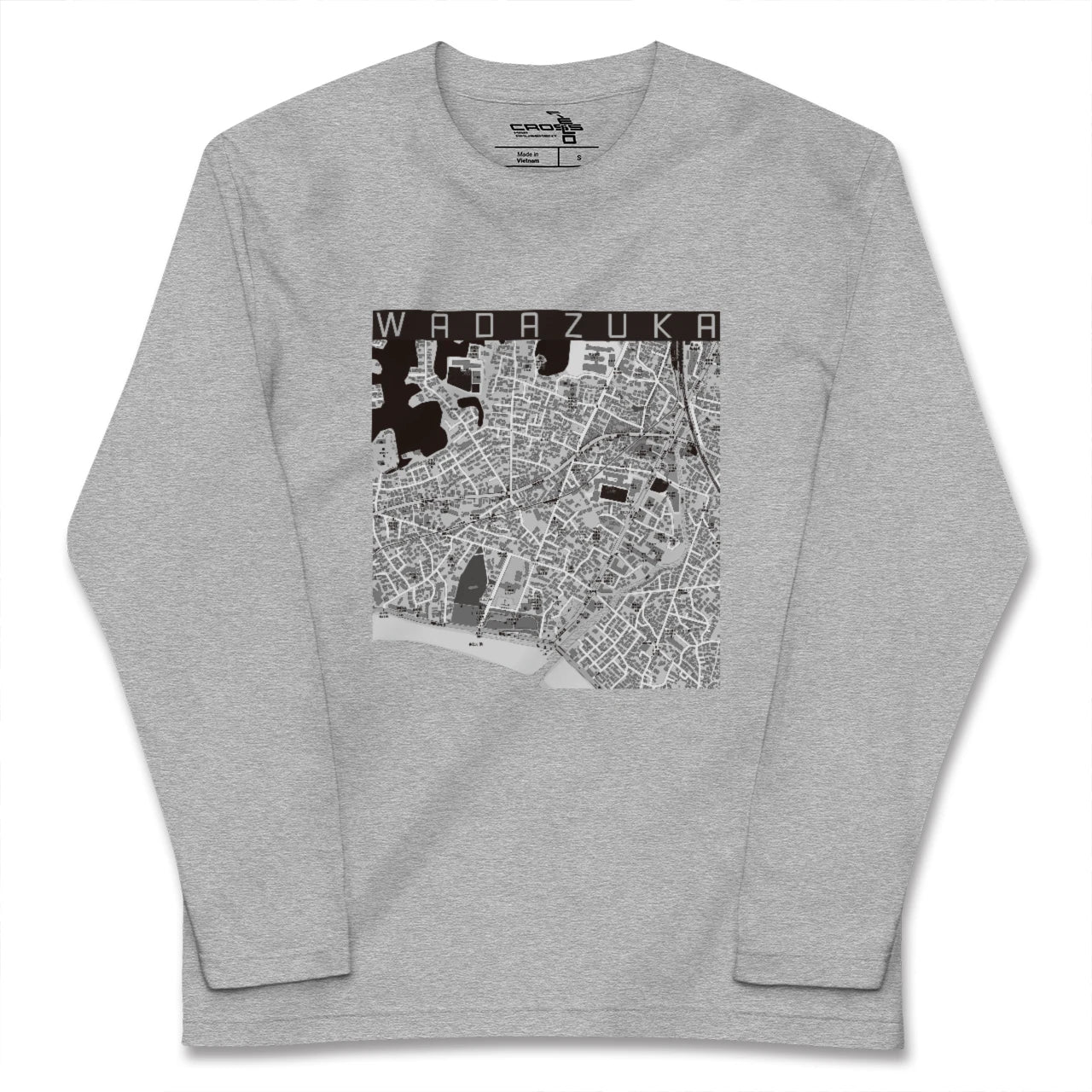 【和田塚(神奈川県)】地図柄ロングスリーブTシャツ