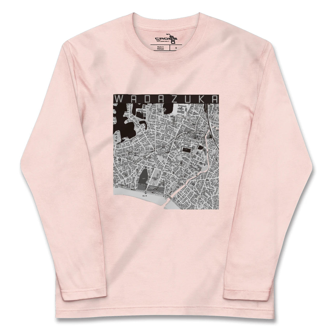 【和田塚(神奈川県)】地図柄ロングスリーブTシャツ