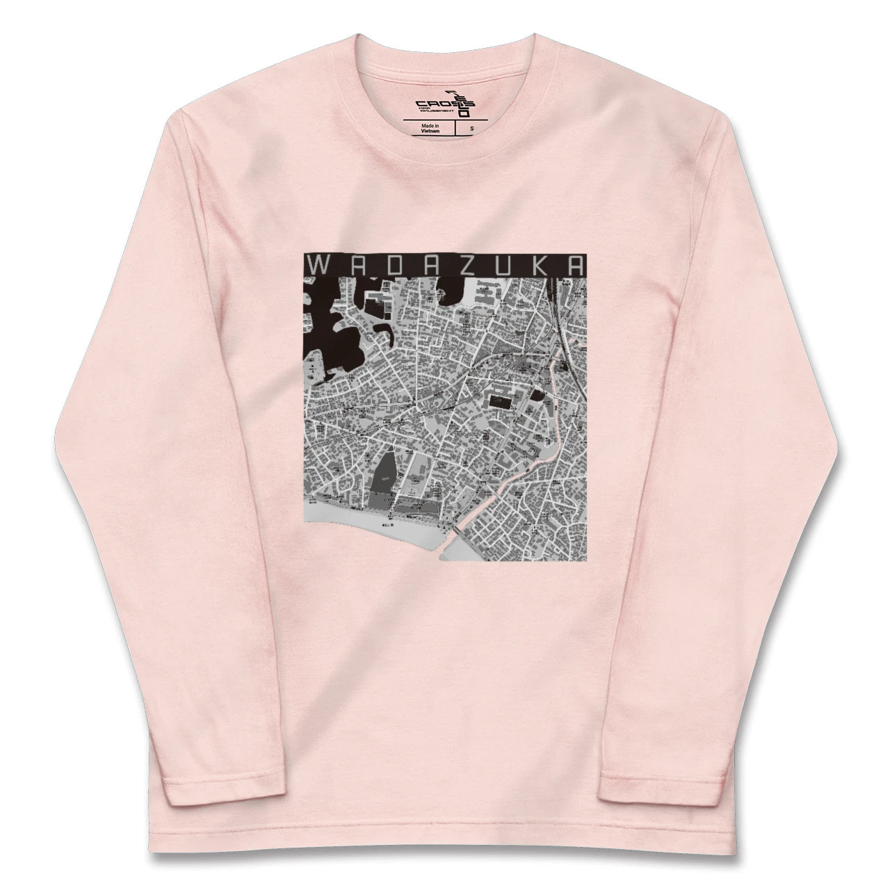 【和田塚(神奈川県)】地図柄ロングスリーブTシャツ