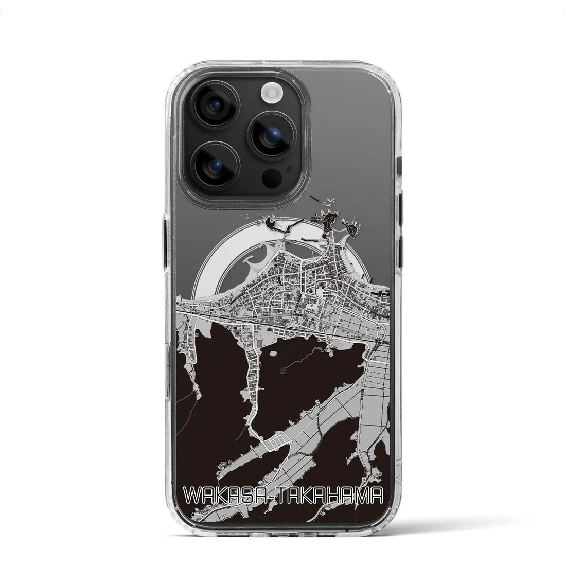 【若狭高浜(福井県)】地図柄iPhoneケース(MagSafeタイプ)
