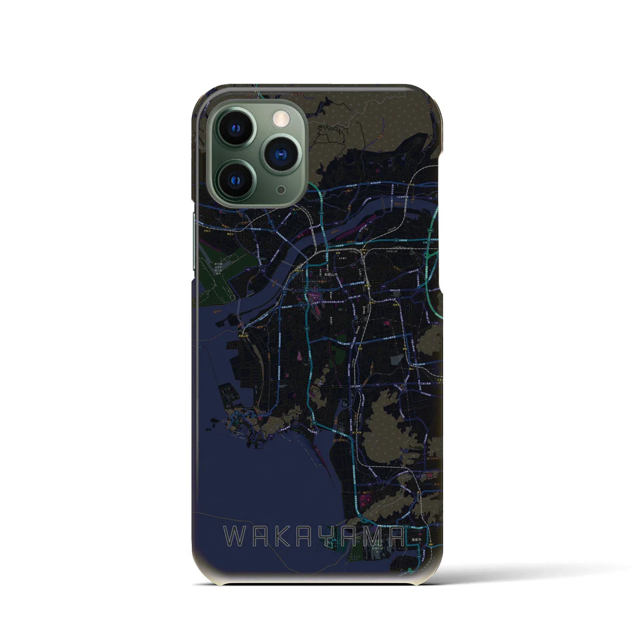 【和歌山(和歌山県)】地図柄iPhoneケース(バックカバータイプ)