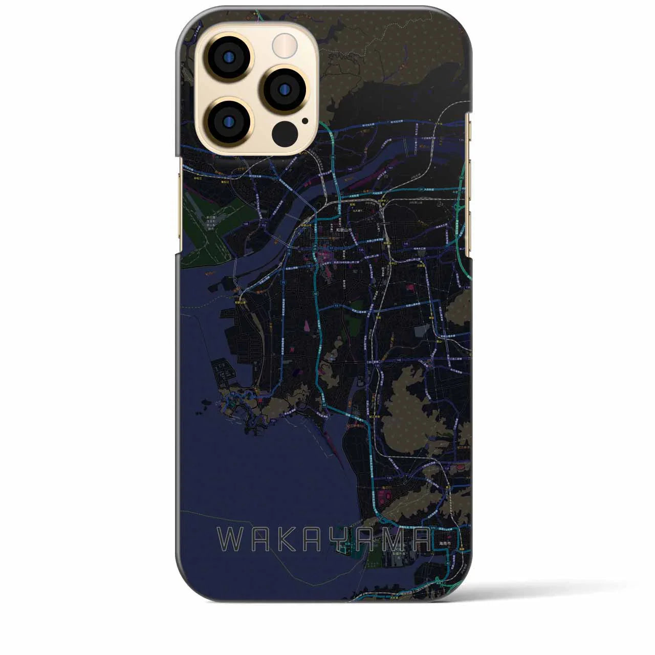 【和歌山(和歌山県)】地図柄iPhoneケース(バックカバータイプ)