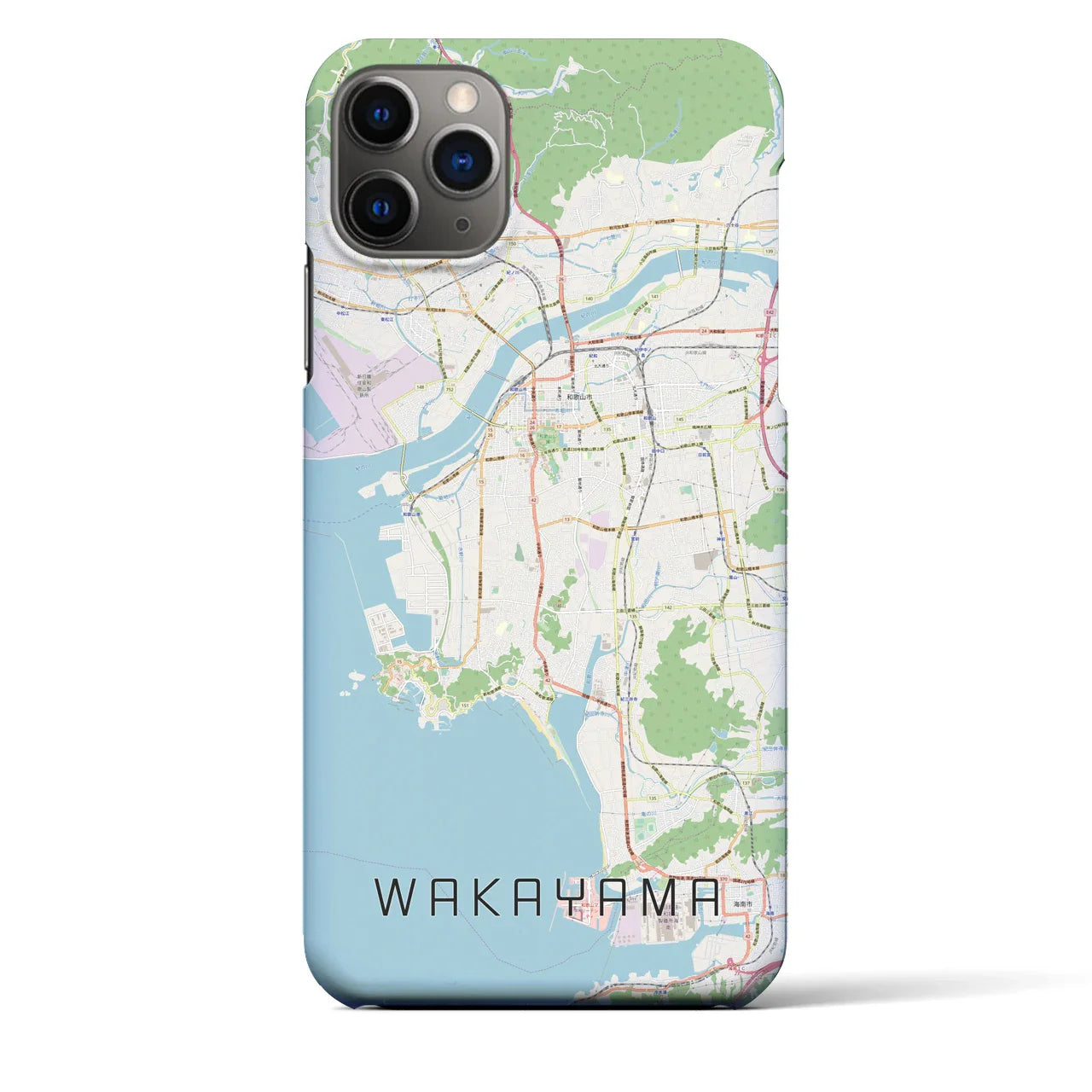 【和歌山(和歌山県)】地図柄iPhoneケース(バックカバータイプ)