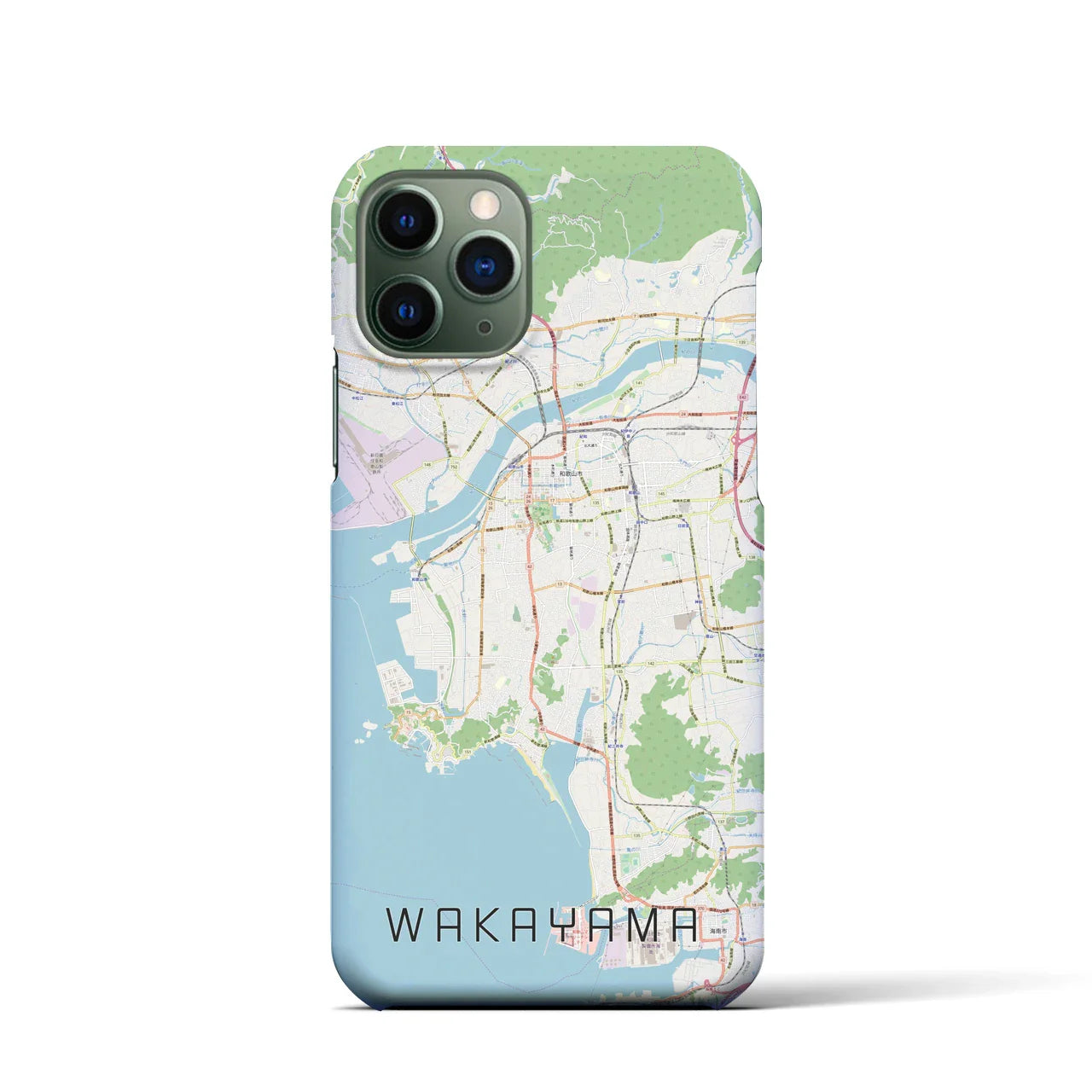 【和歌山(和歌山県)】地図柄iPhoneケース(バックカバータイプ)