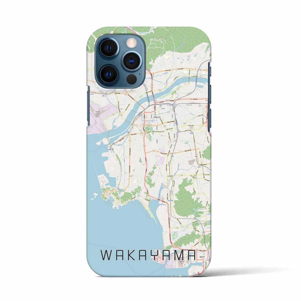 【和歌山(和歌山県)】地図柄iPhoneケース(バックカバータイプ)