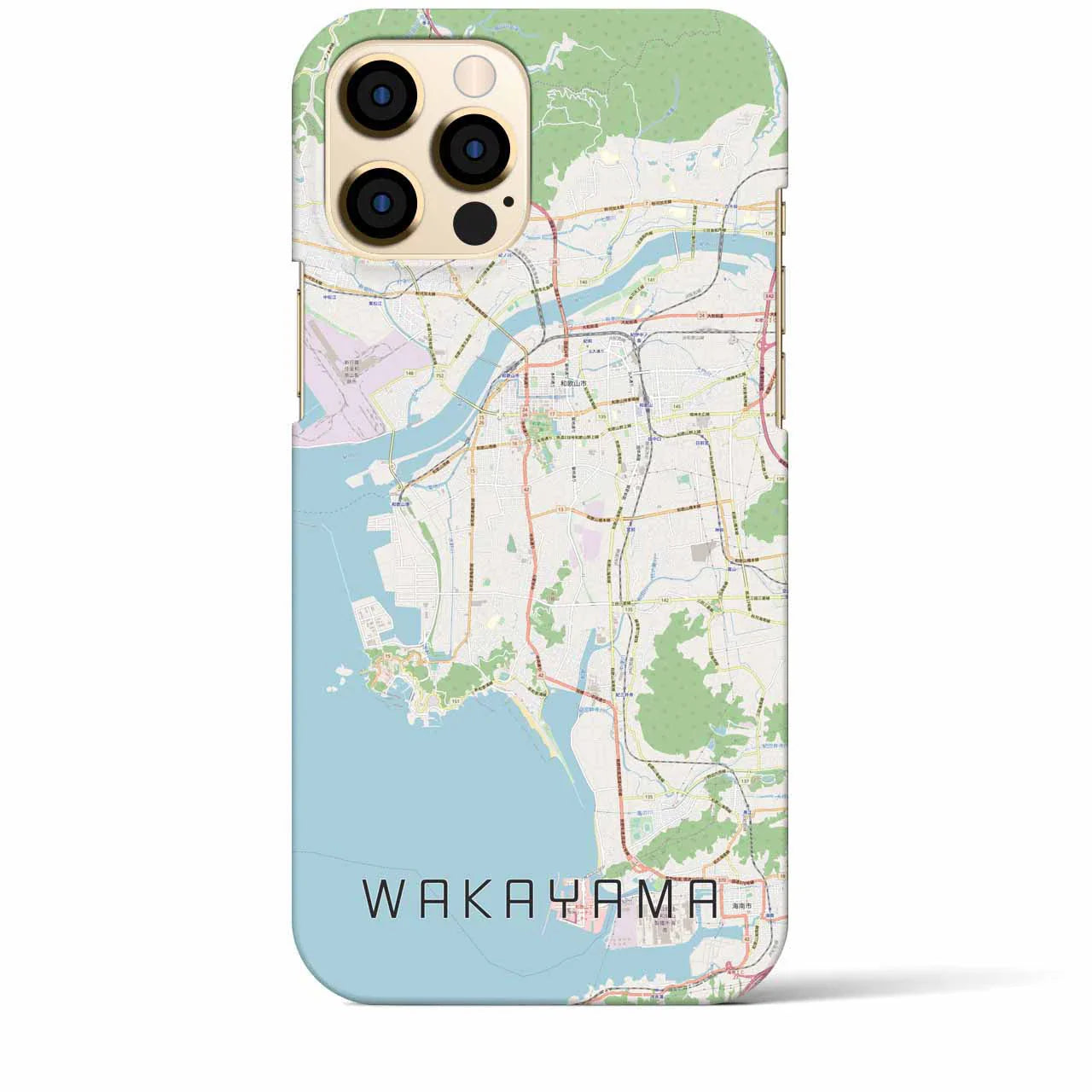 【和歌山(和歌山県)】地図柄iPhoneケース(バックカバータイプ)