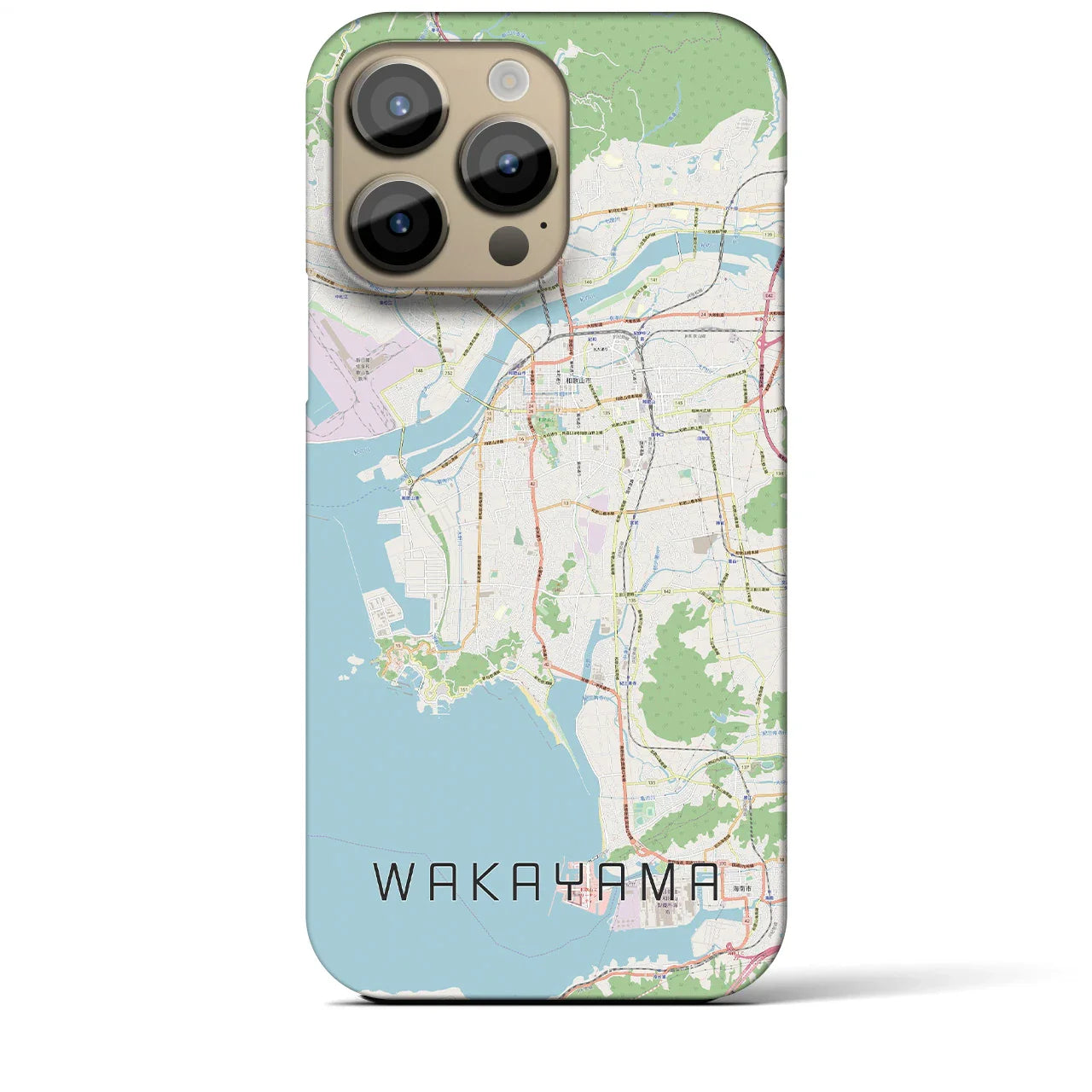 【和歌山(和歌山県)】地図柄iPhoneケース(バックカバータイプ)