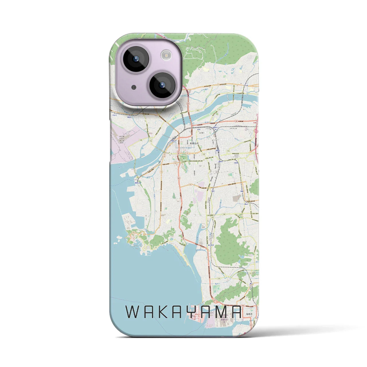 【和歌山(和歌山県)】地図柄iPhoneケース(バックカバータイプ)