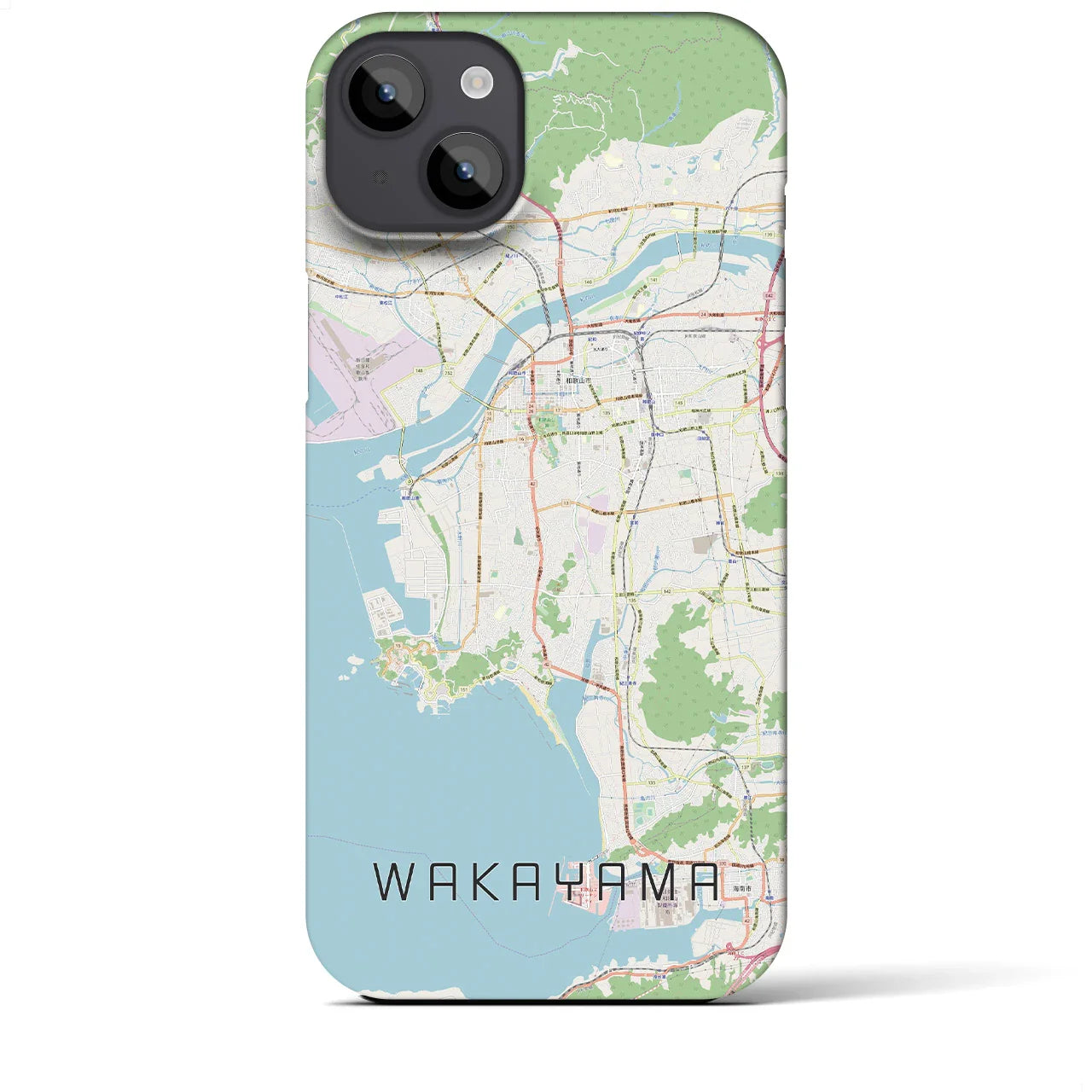 【和歌山(和歌山県)】地図柄iPhoneケース(バックカバータイプ)