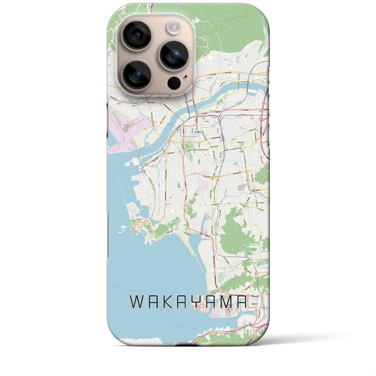 【和歌山(和歌山県)】地図柄iPhoneケース(バックカバータイプ)