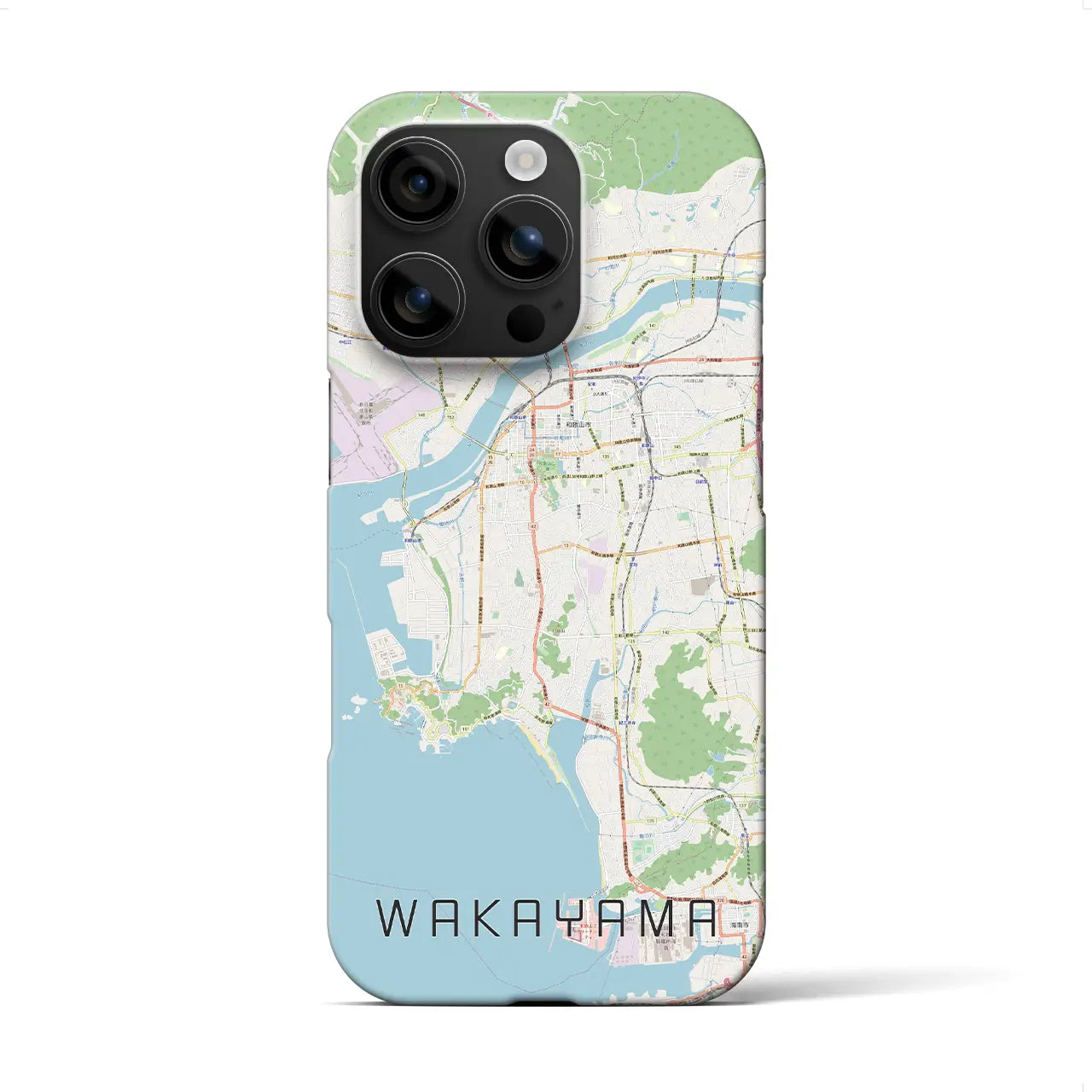 【和歌山(和歌山県)】地図柄iPhoneケース(バックカバータイプ)
