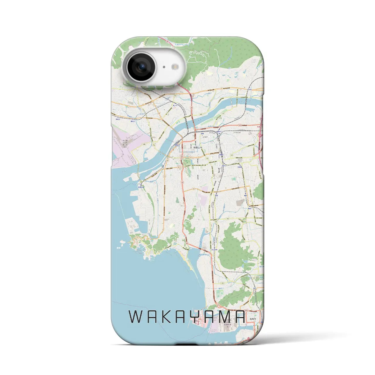 【和歌山(和歌山県)】地図柄iPhoneケース(バックカバータイプ)