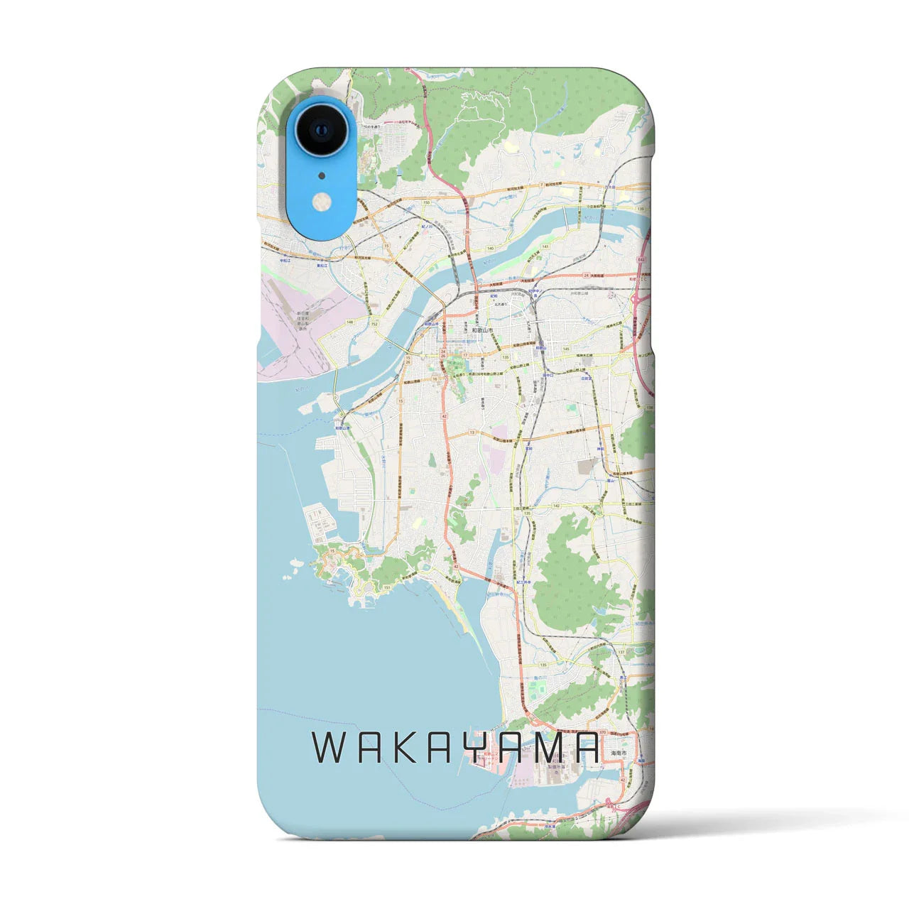 【和歌山(和歌山県)】地図柄iPhoneケース(バックカバータイプ)