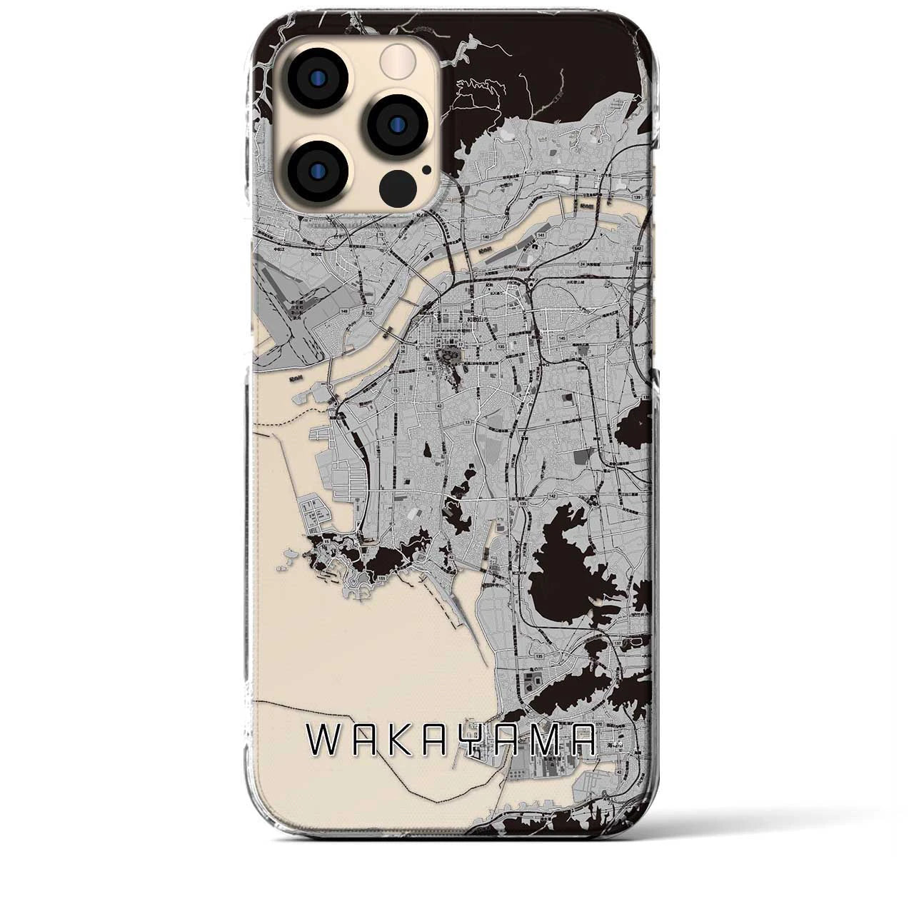 【和歌山(和歌山県)】地図柄iPhoneケース(クリアタイプ)