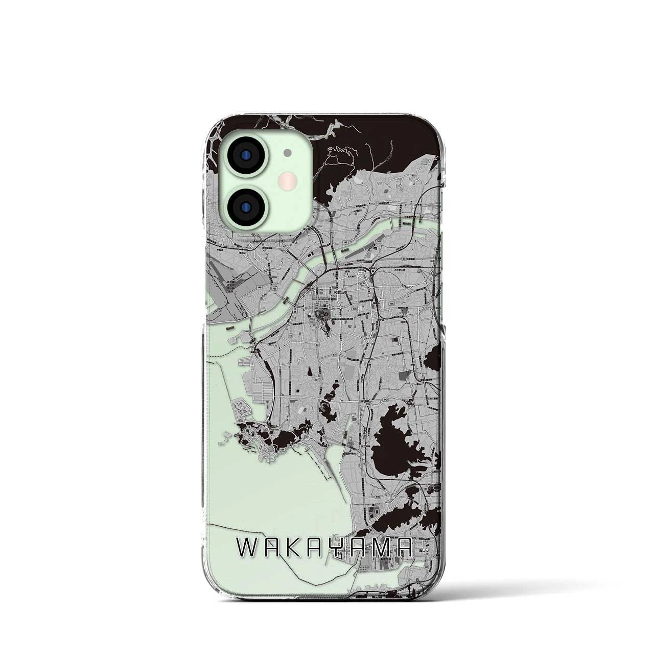 【和歌山(和歌山県)】地図柄iPhoneケース(クリアタイプ)