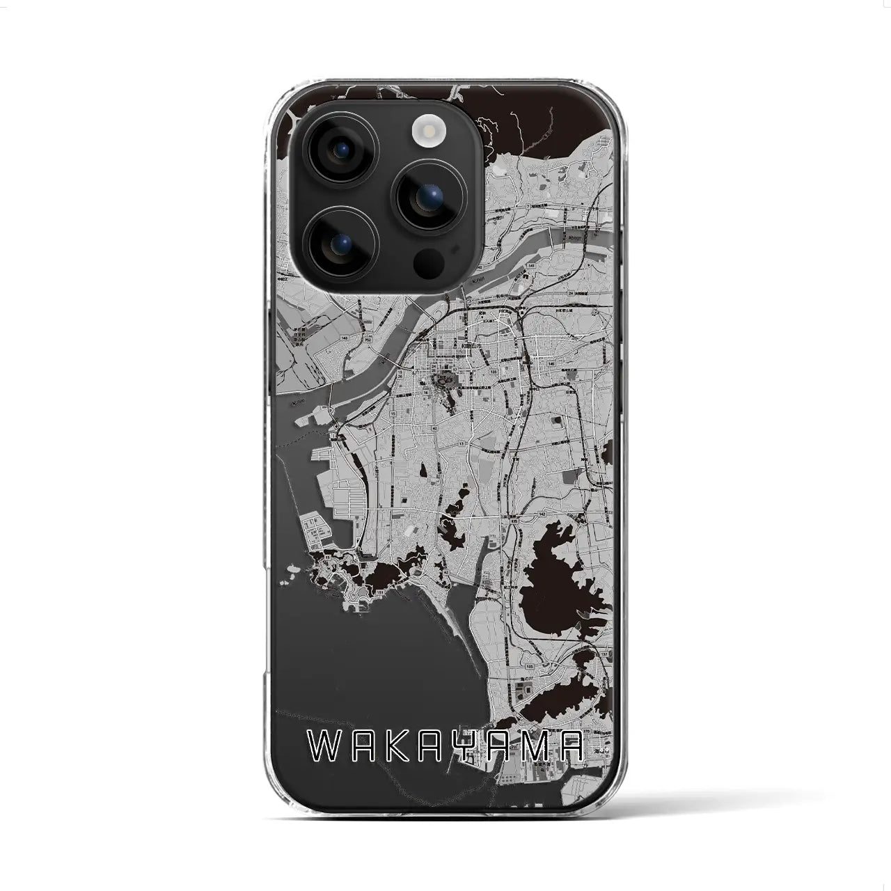 【和歌山(和歌山県)】地図柄iPhoneケース(クリアタイプ)