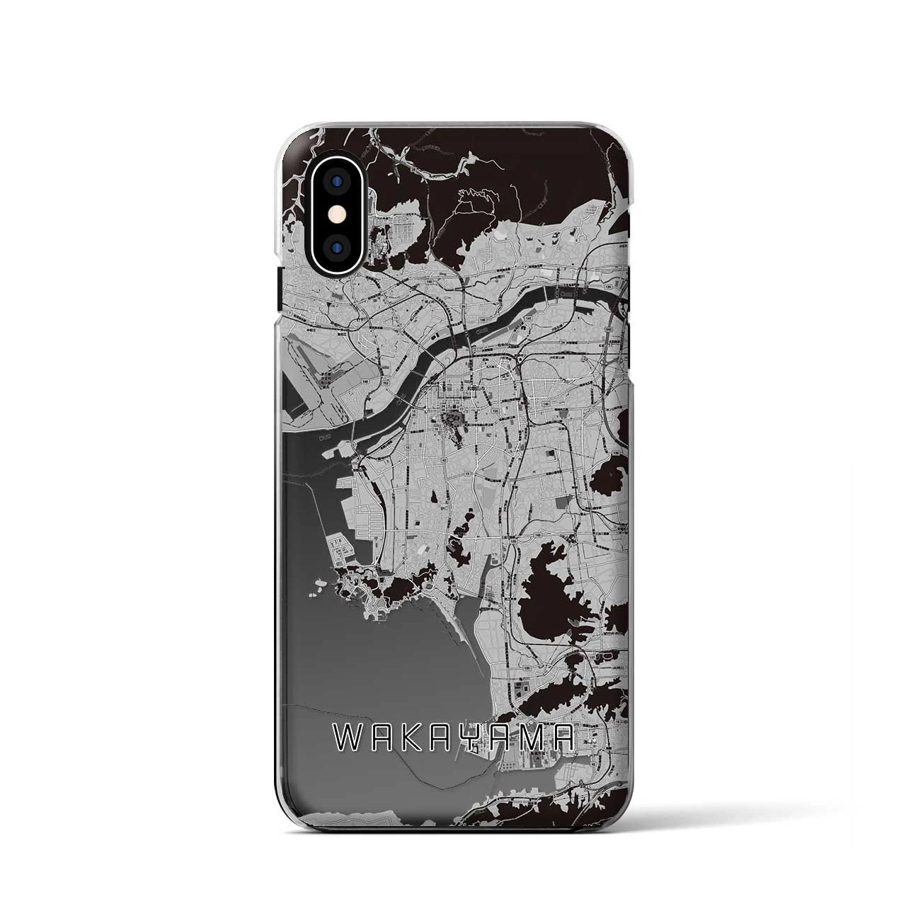 【和歌山(和歌山県)】地図柄iPhoneケース(クリアタイプ)
